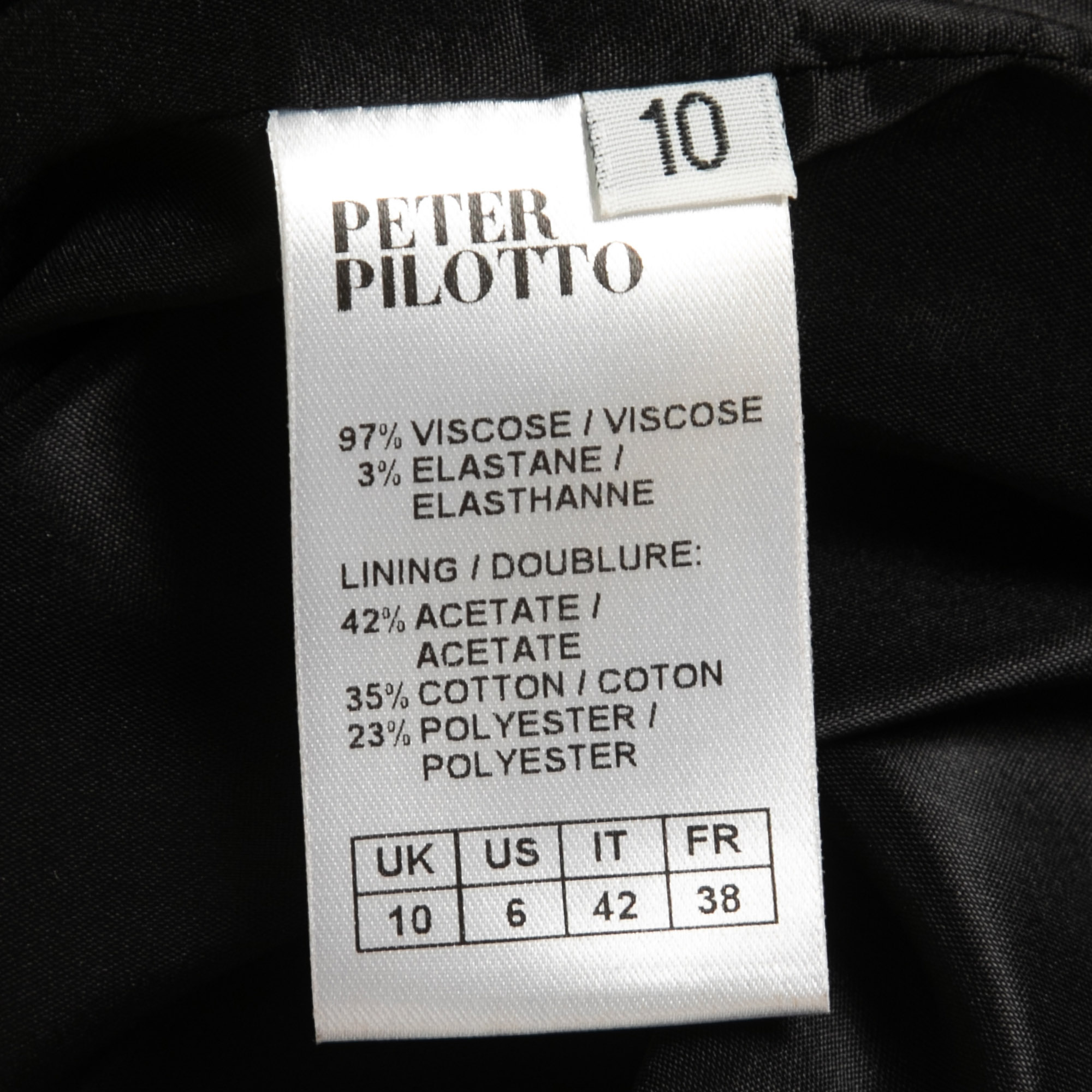 Peter Pilotto Multicolor Print Crepe Strapless Mini Dress M