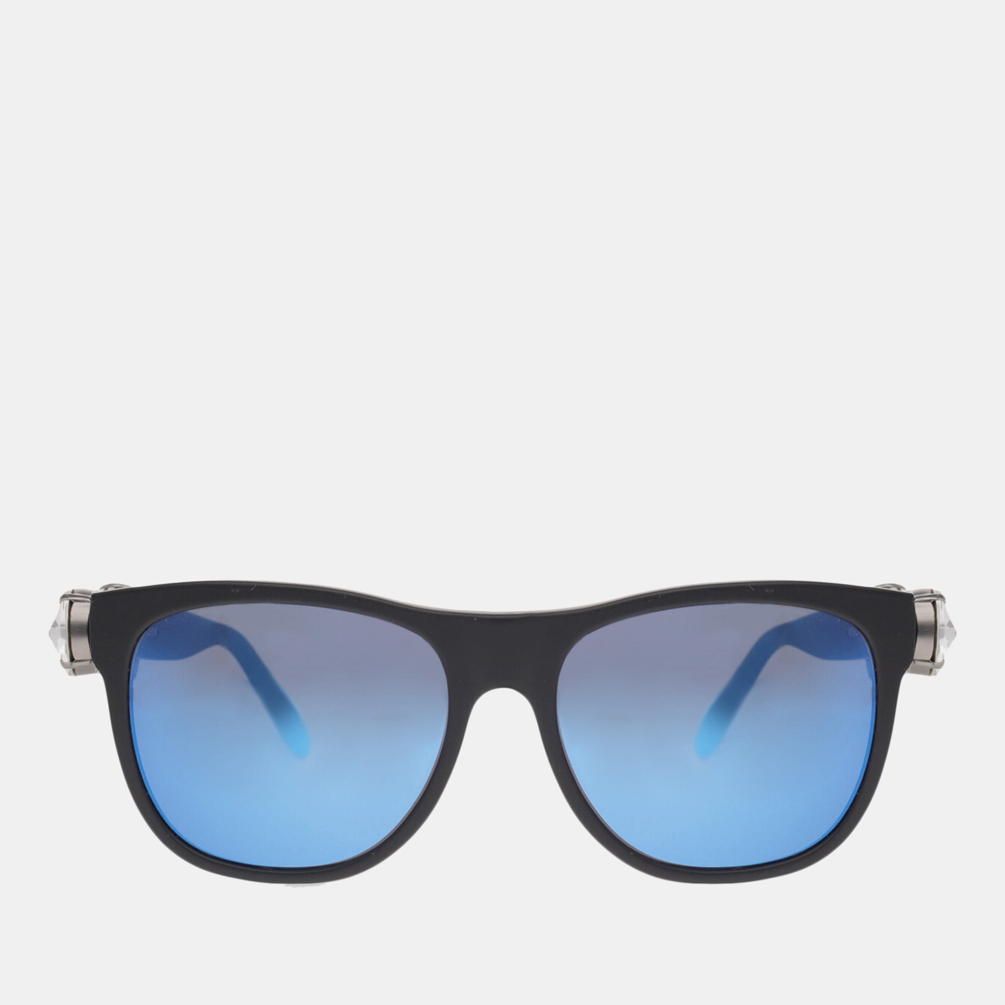 Philipp Plein  Women's Synthetic Fibers Aviator Frame Sunglasses - Black - One Size