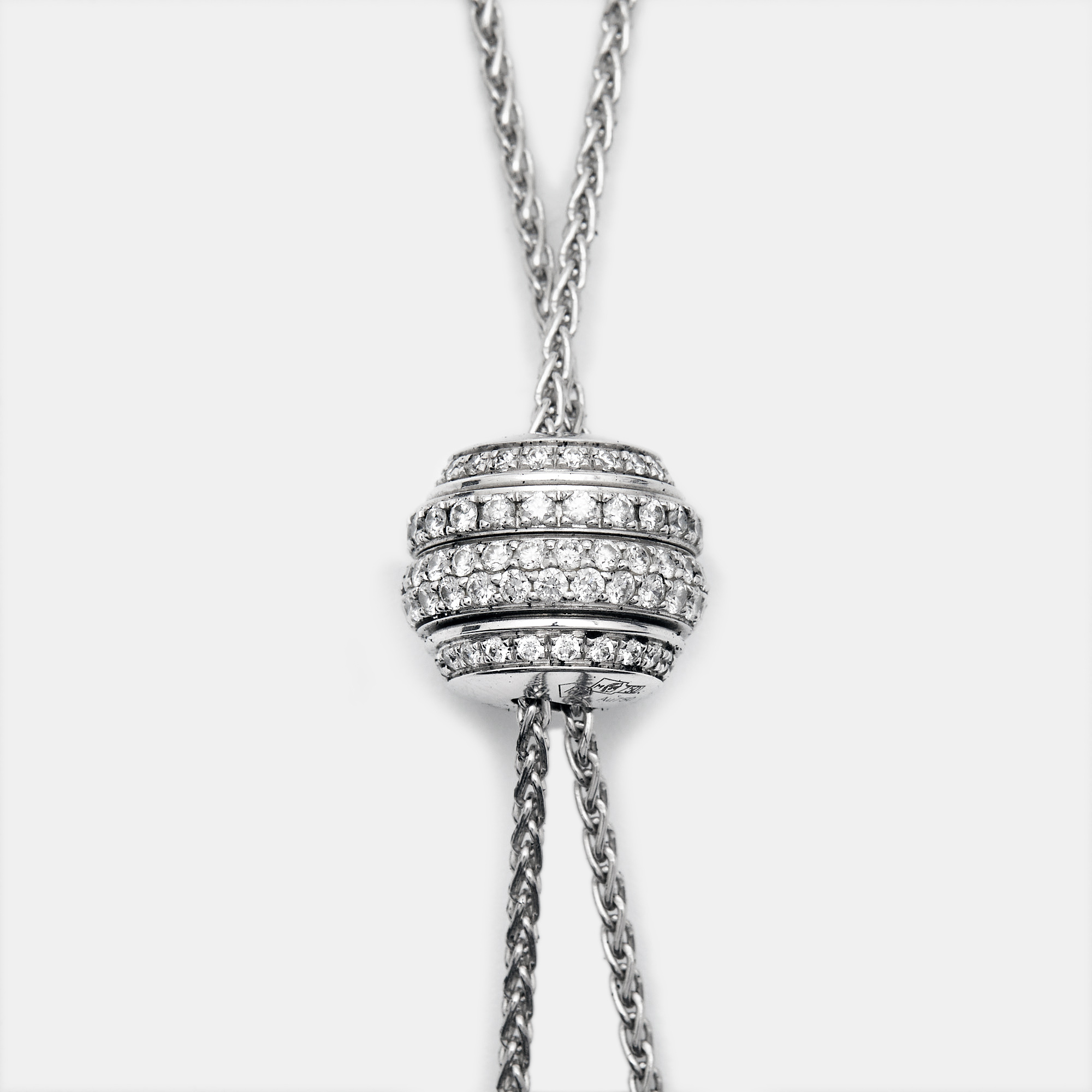 Piaget Possession Diamond 18k White Gold Long Necklace