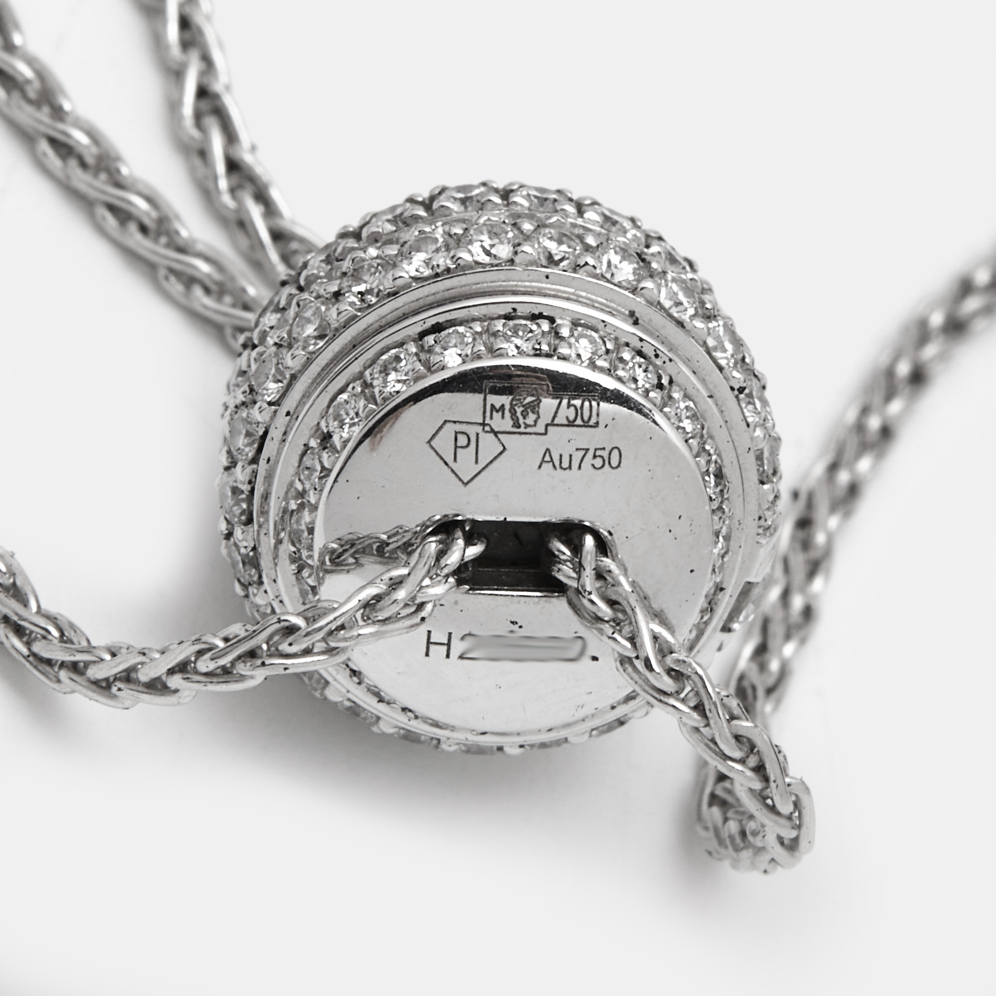 Piaget Possession Diamond 18k White Gold Long Necklace