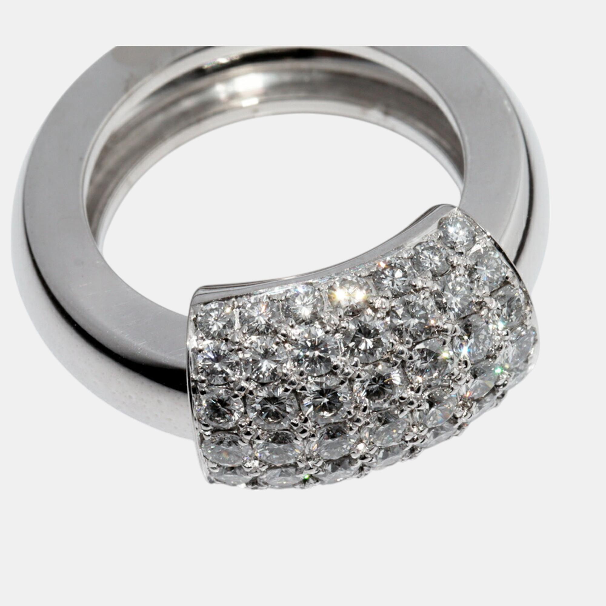 Piaget 18K White Gold Diamond Ring