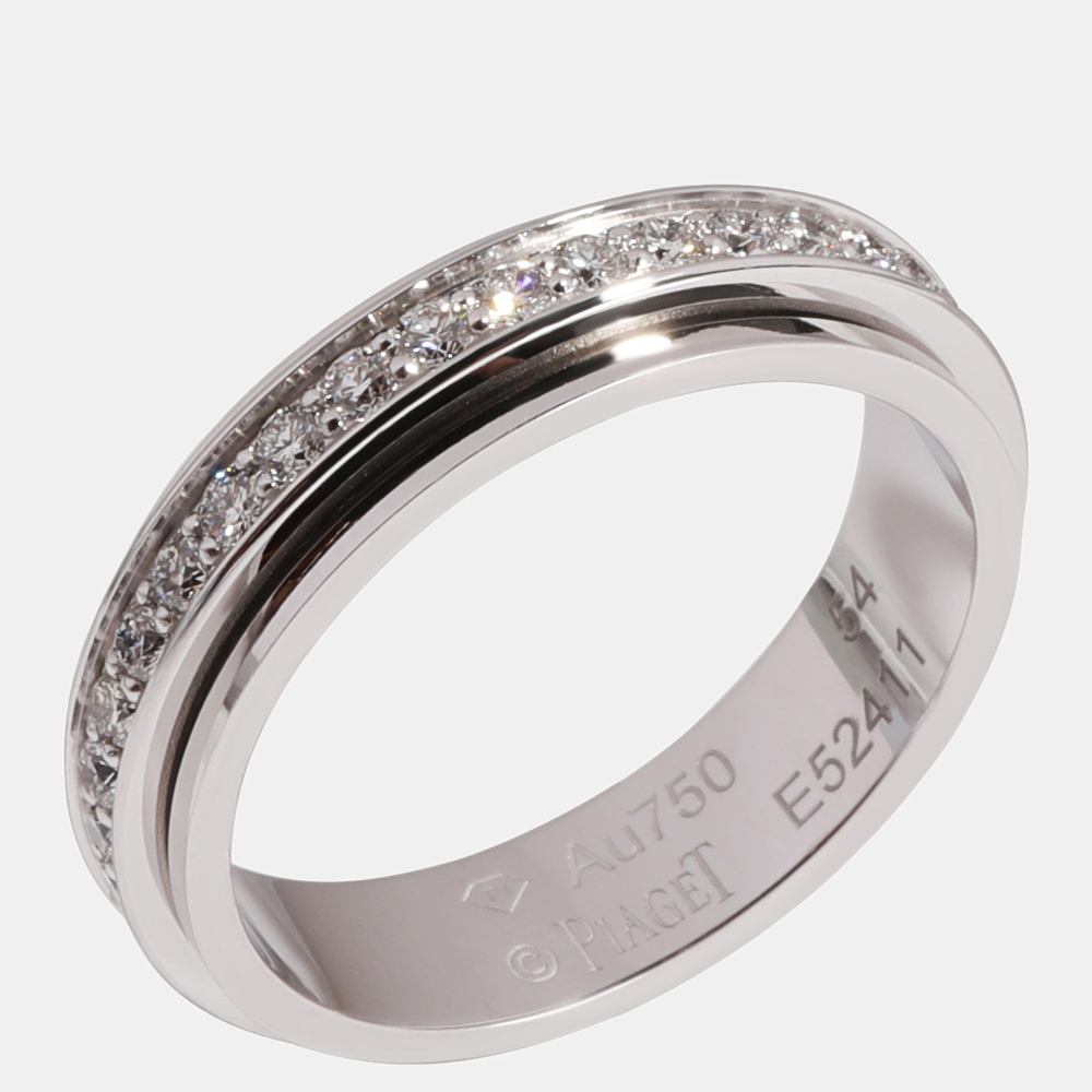 Piaget Possession Diamond Band In 18k White Gold 0.53 CTW