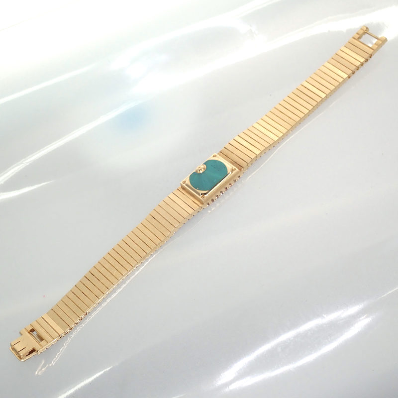 Piaget Yellow Gold Tradition Ladies Genuine Full Diamond 15201 C626 Women's Watch 14.5 Mm