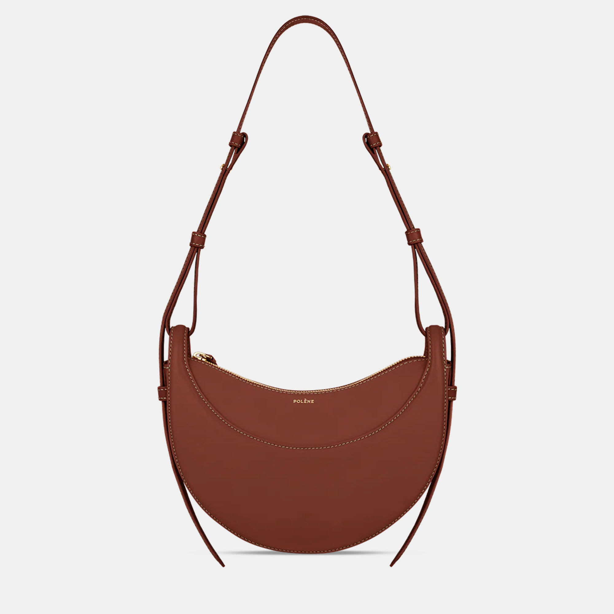 Polene Numero-Dix Smooth Cognac Edition Calfskin Handbag, Brown
Polene Numero-Dix Smooth Cognac Edition Calfskin Handbag, Brown