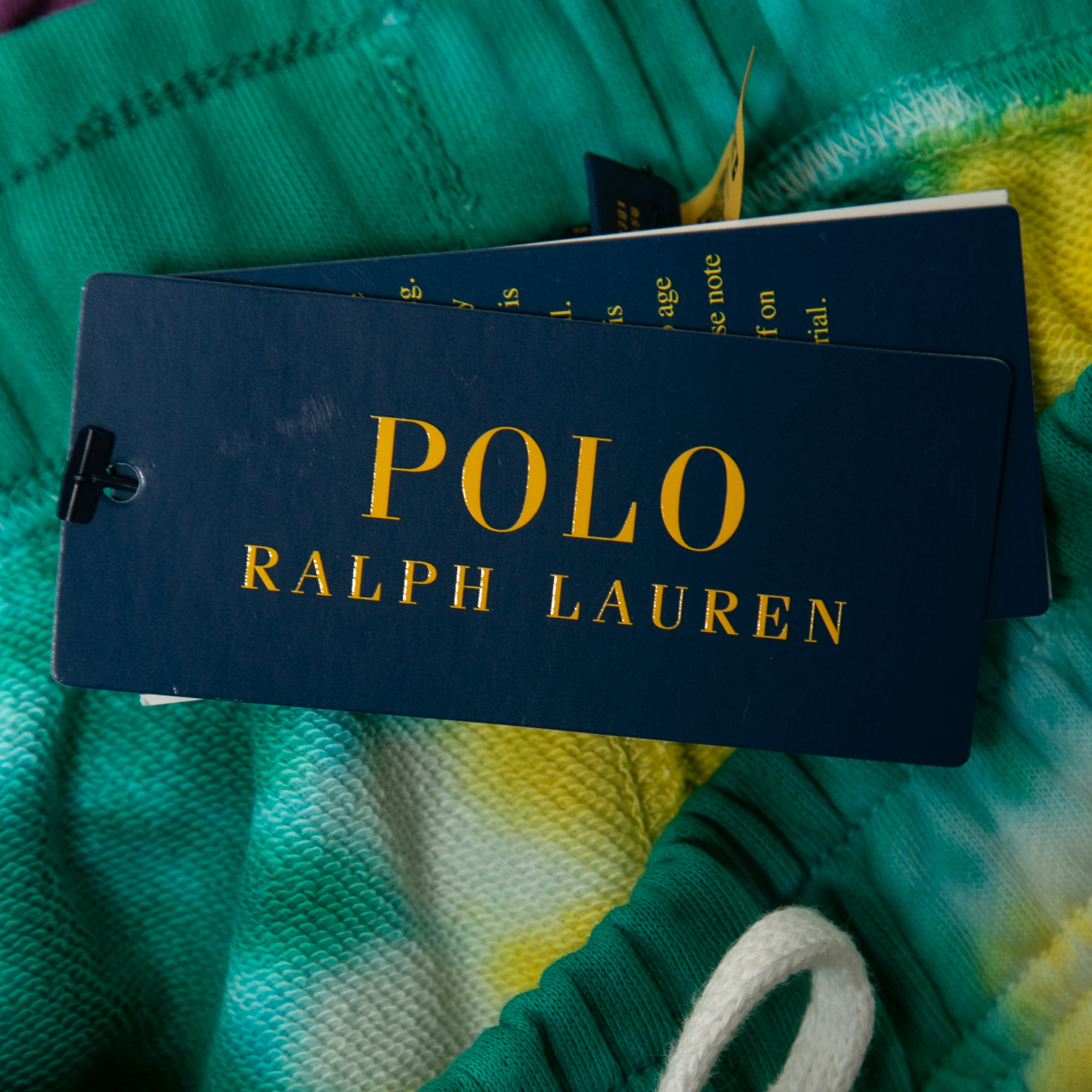 Polo Ralph Lauren Multicolor Tye-Dye Print Cotton Joggers S