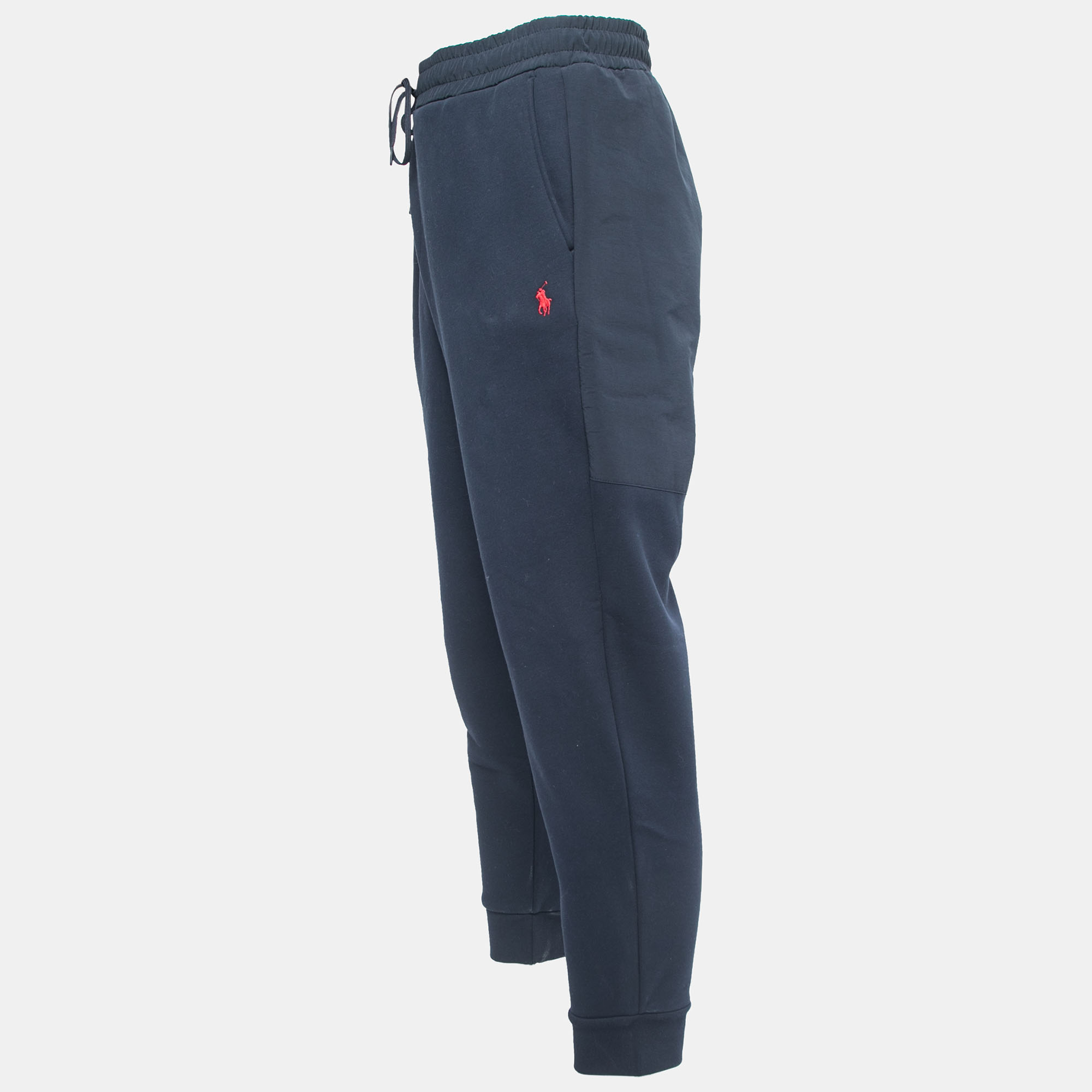 Polo Ralph Lauren Navy Blue Cotton Blend Aviatr Joggers XL