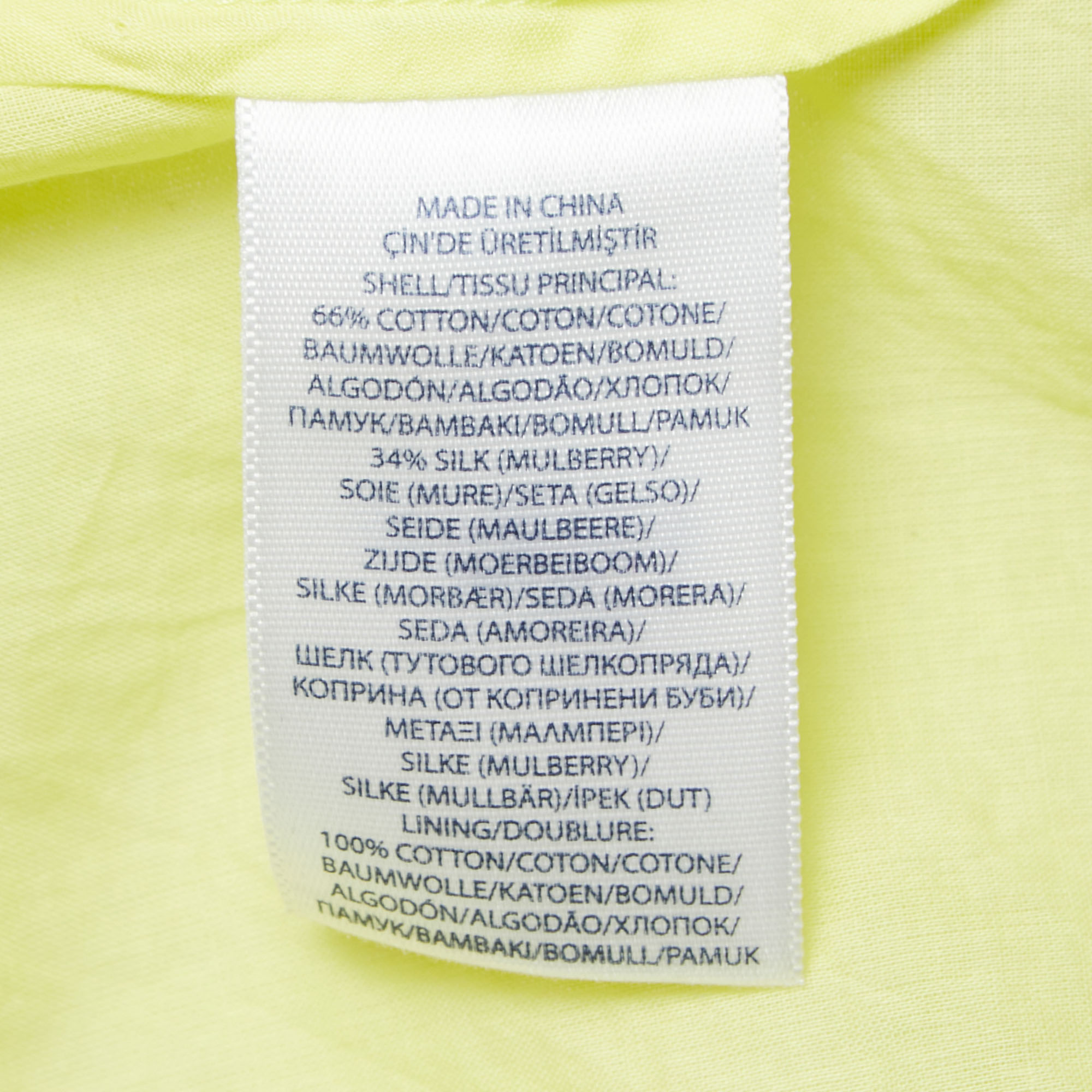 Polo Ralph Lauren Yellow Cotton Blend Strappy Flared Midi Dress L