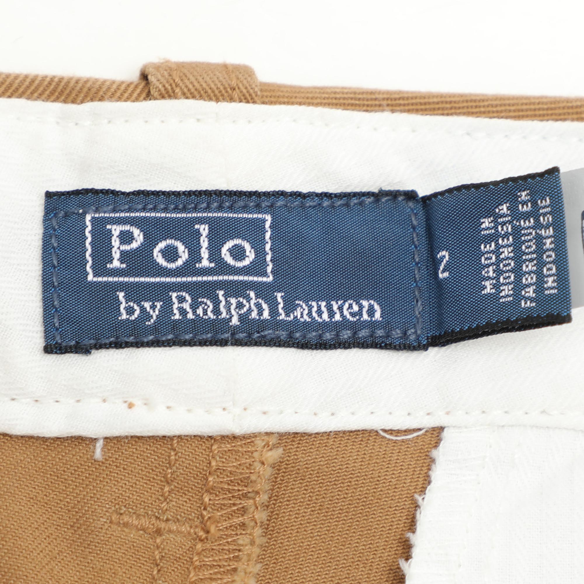 Polo Ralph Lauren Khaki Stretch Fabric The Slim Chino Trouser S