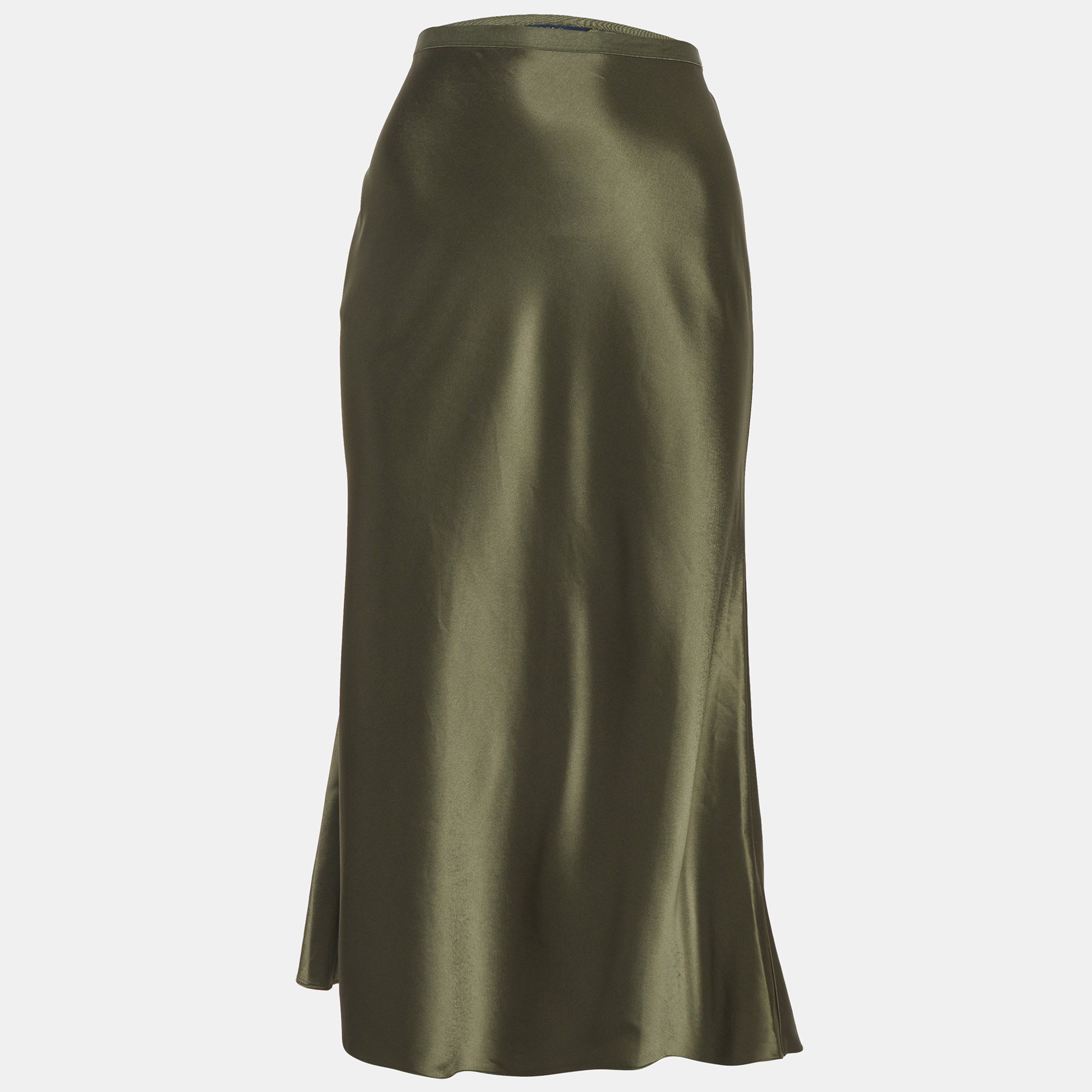Polo Ralph Lauren Green Satin Midi Skirt S
Polo Ralph Lauren Green Satin Midi Skirt S