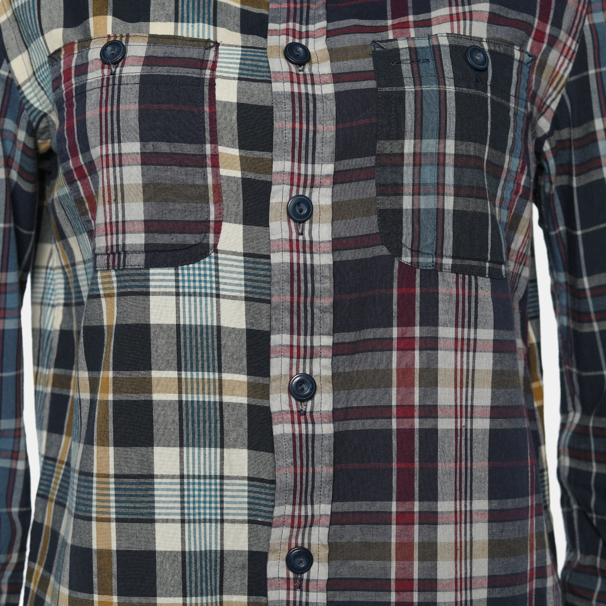 Polo Ralph Lauren Multicolor Checkered Cotton Relaxed Fit Shirt XS