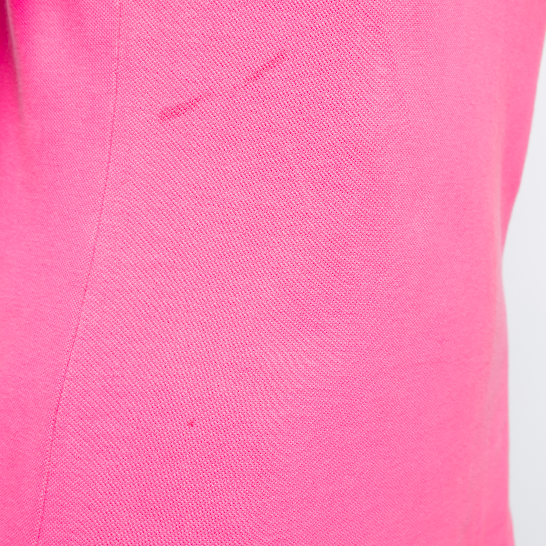 Polo Ralph Lauren Neon Pink Cotton Polo T-Shirt S