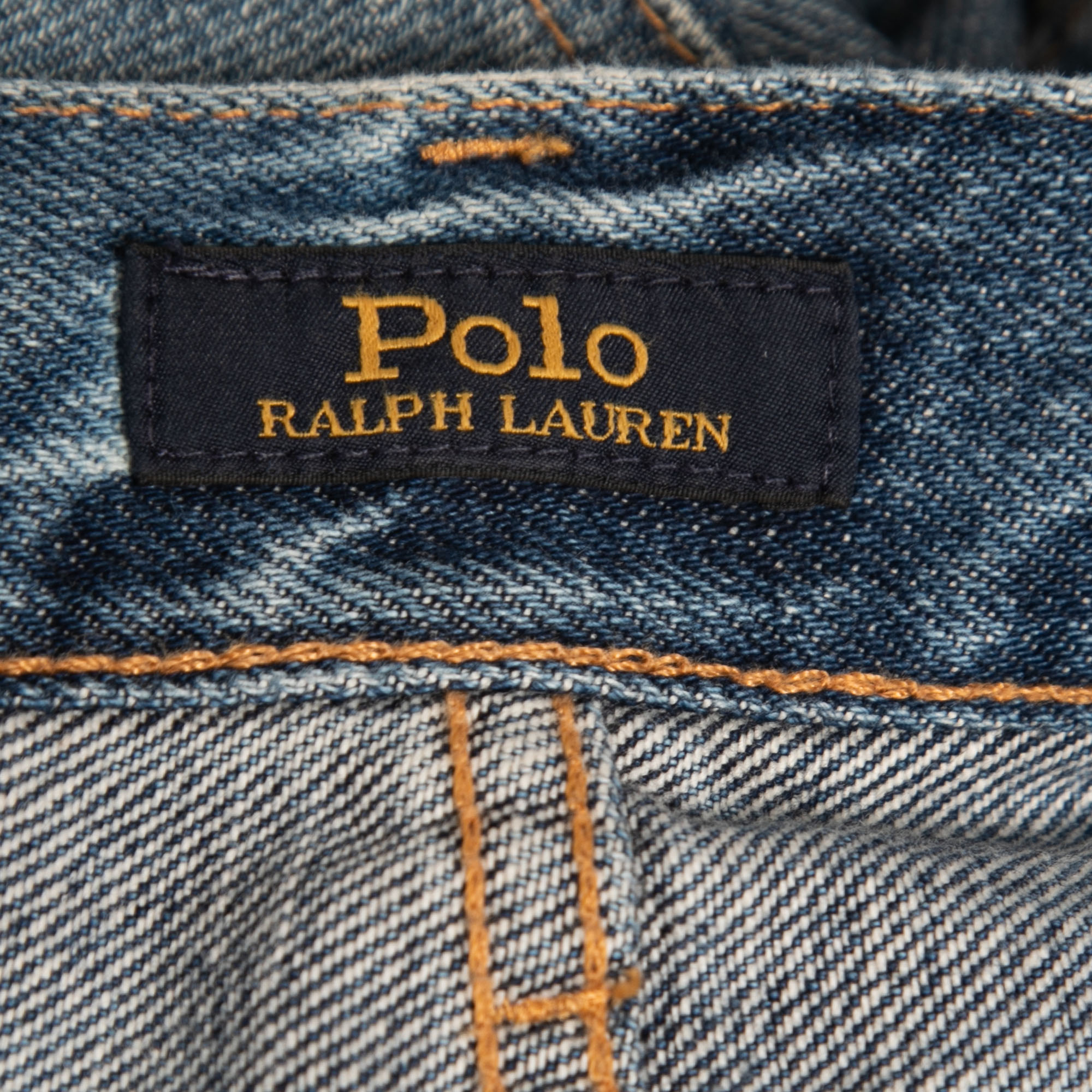 Polo Ralph Lauren Blue Dyed Washed Denim Avery Boyfriend Jean M Waist 27