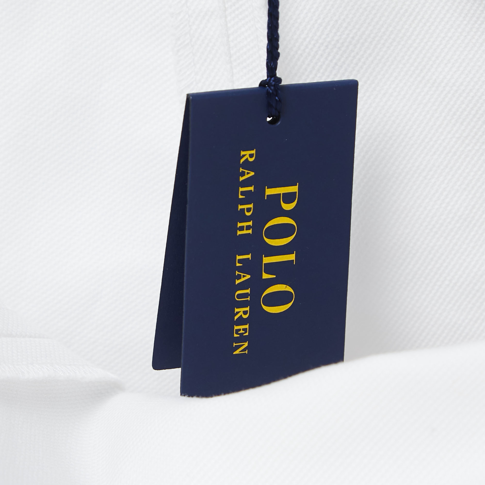 Polo Ralph Lauren White Cotton Buttoned Shorts S