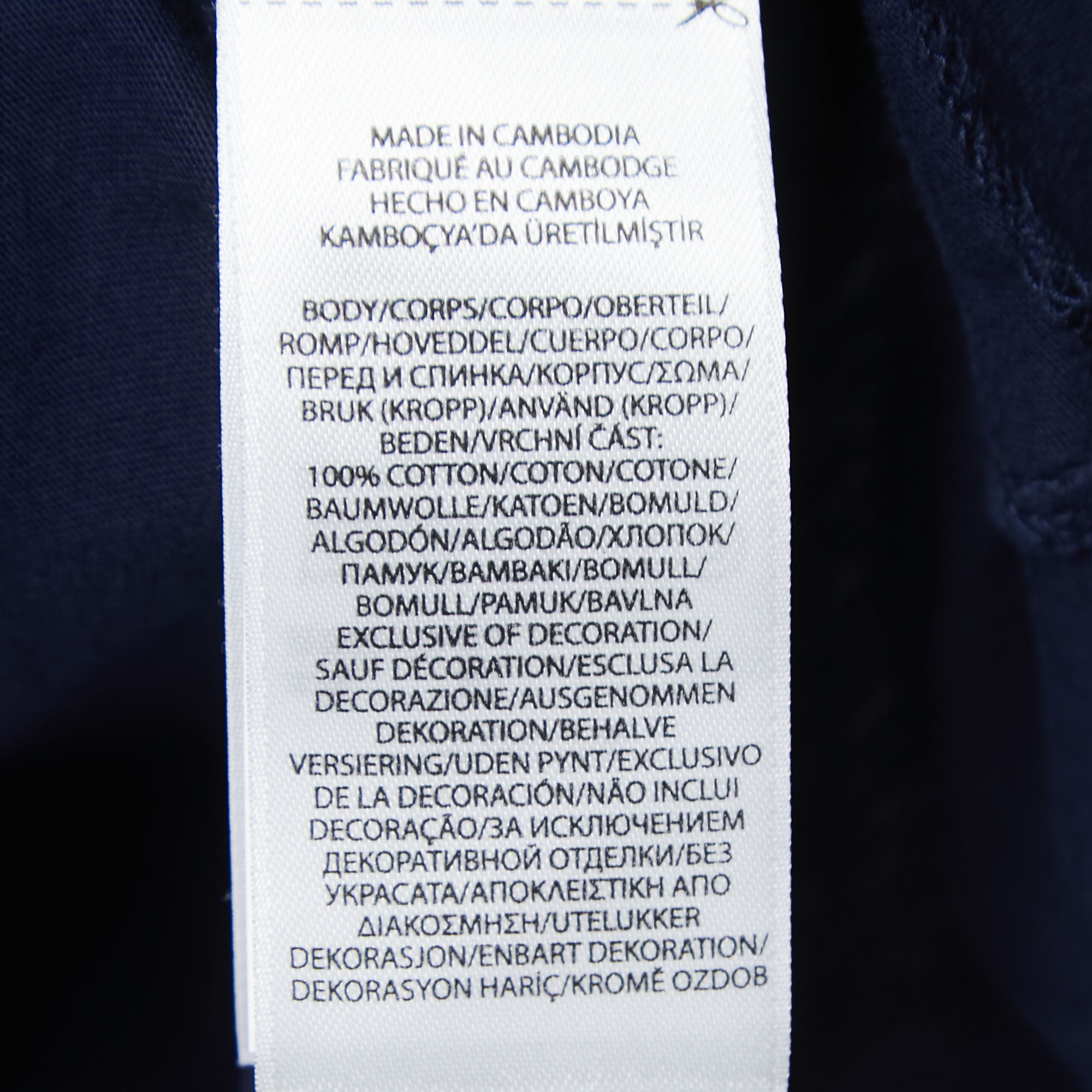 Polo Ralph Lauren Navy Blue Cotton Logo Embroidered Crew Neck T-Shirt XXL