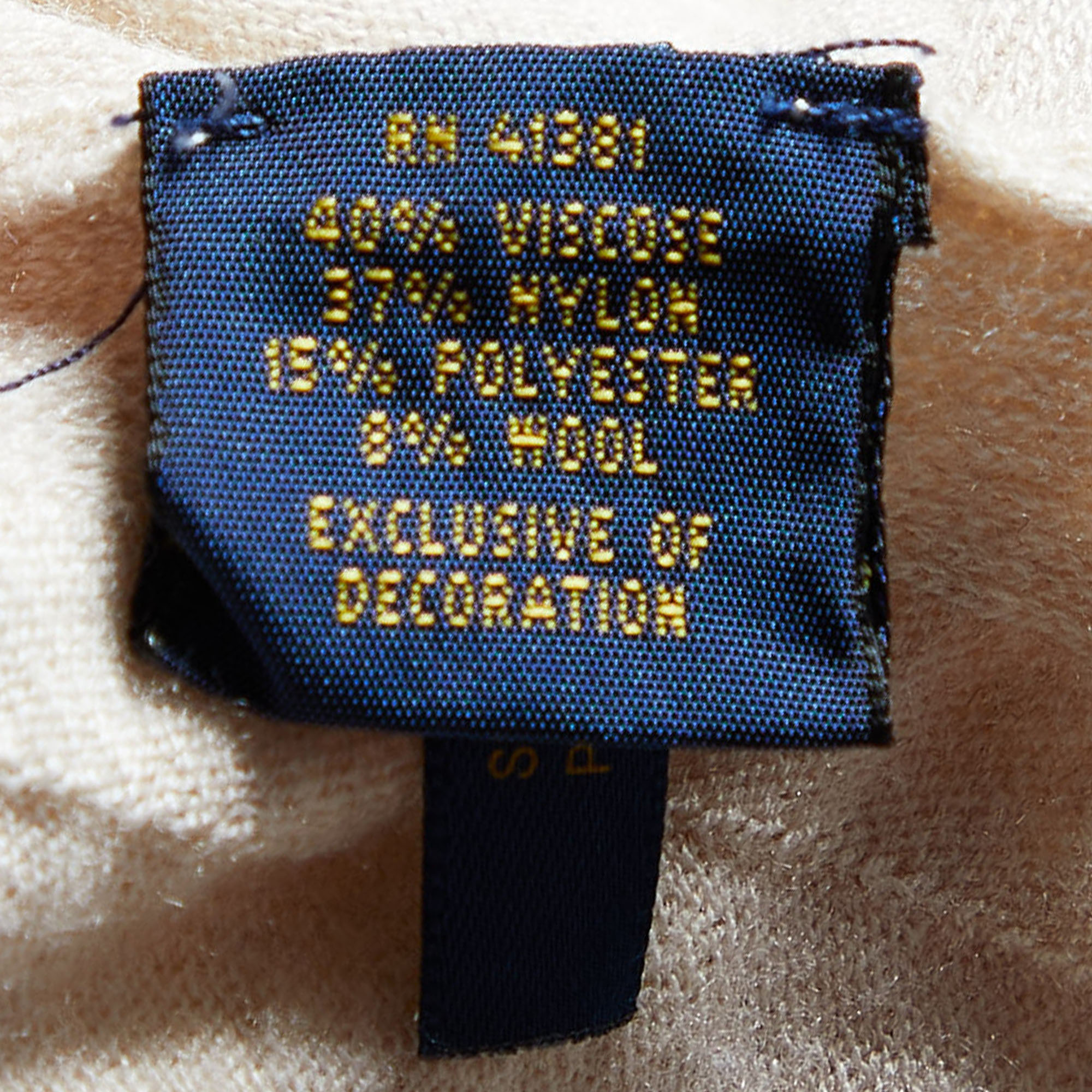 Polo Ralph Lauren Cream Knit Open Front Shrug L