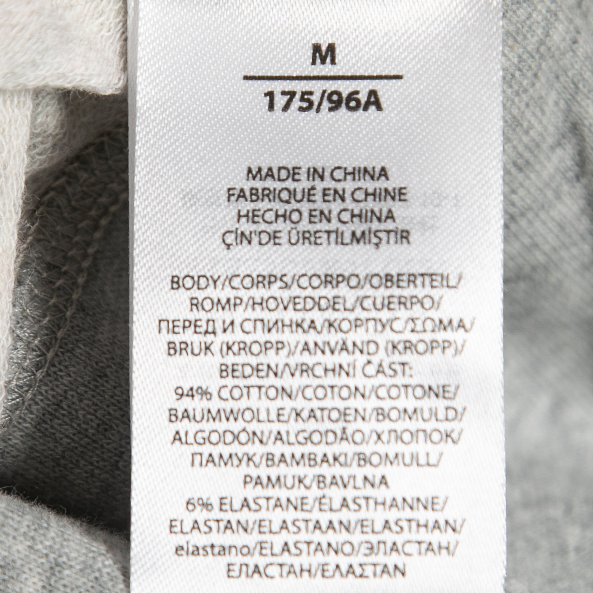 Polo Ralph Lauren Light Grey Cotton Crew Neck Long Sleeve T-Shirt M