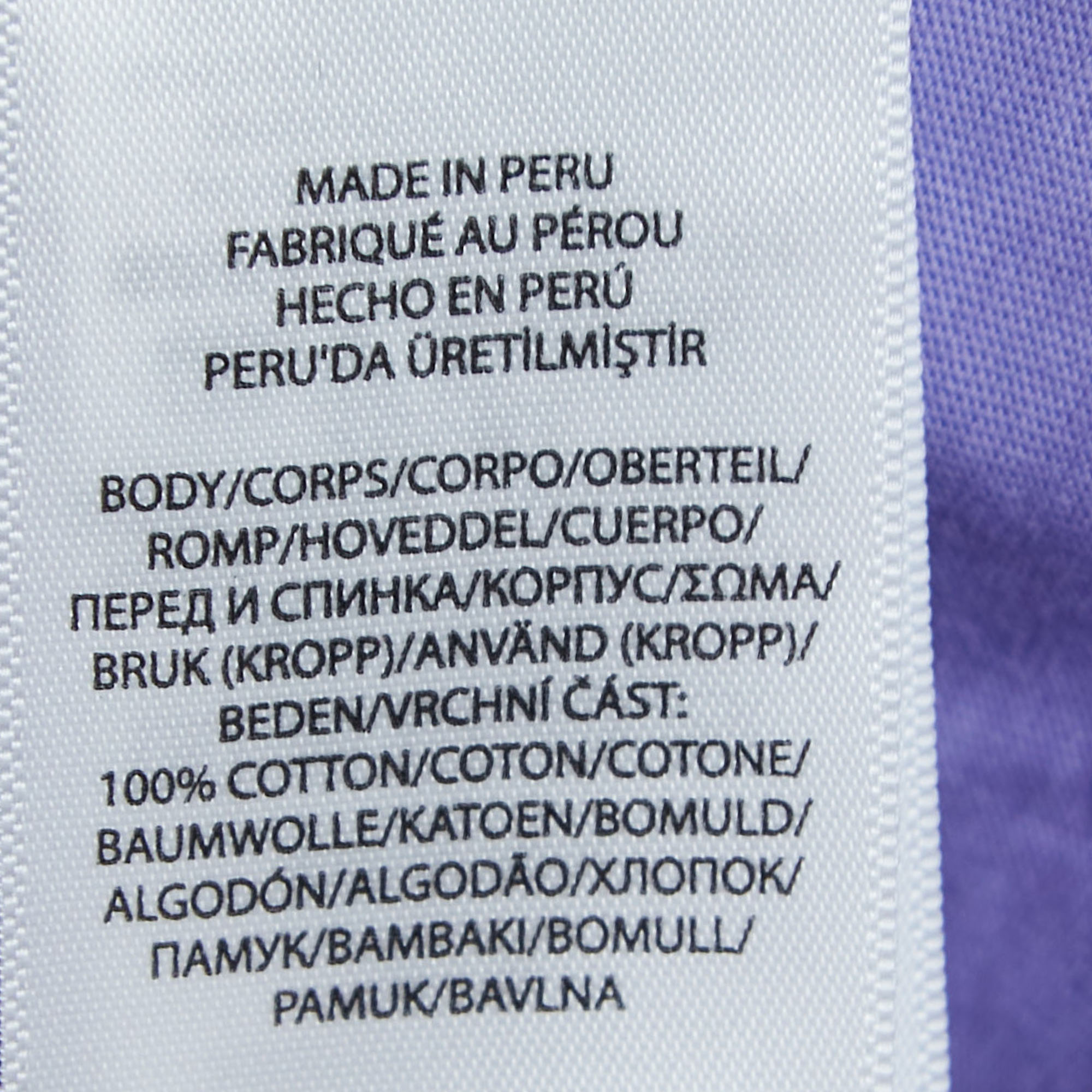 Polo Ralph Lauren Purple Logo Print Cotton Short Sleeve T-Shirt M