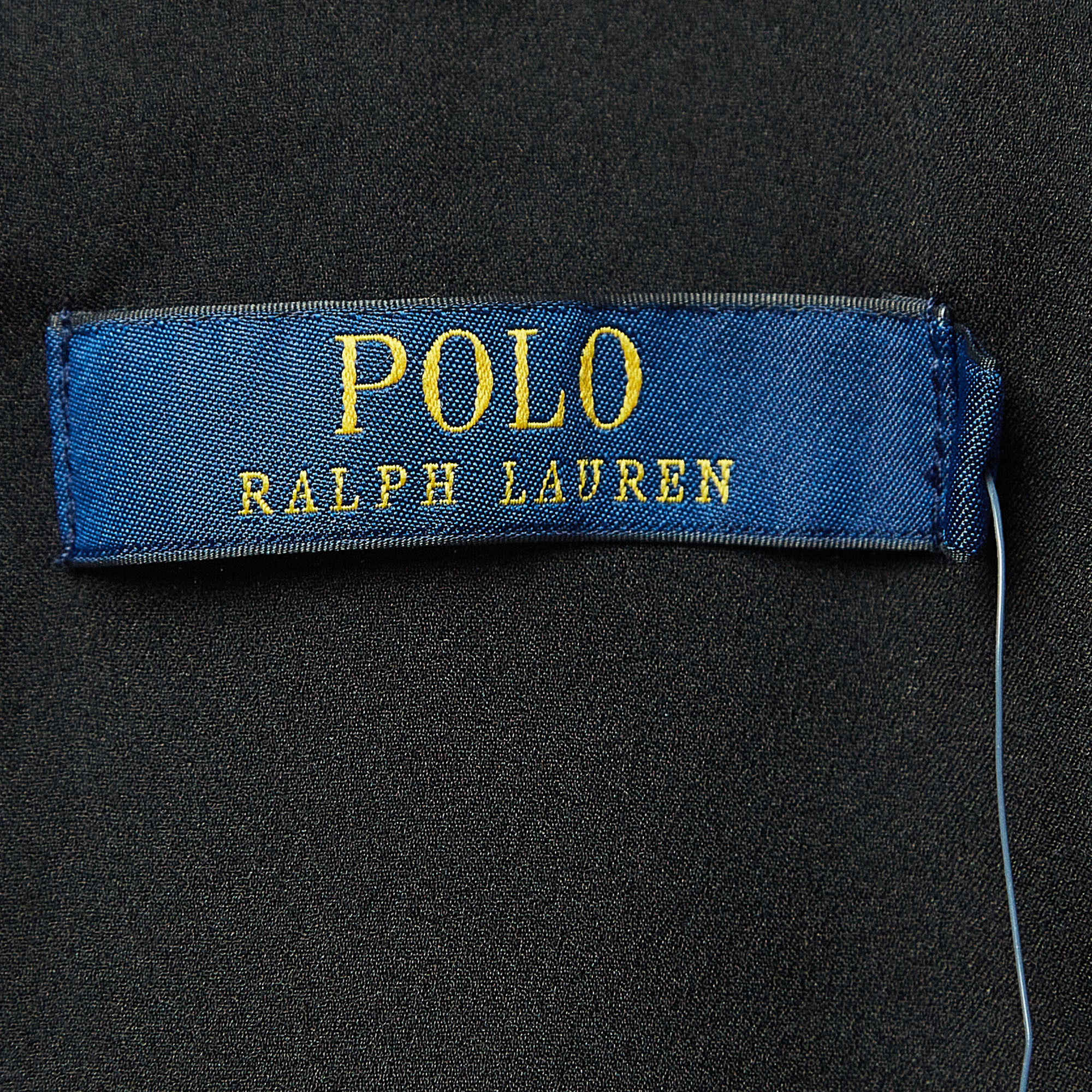Polo Ralph Lauren Black Crepe Sleeveless Jumpsuit S