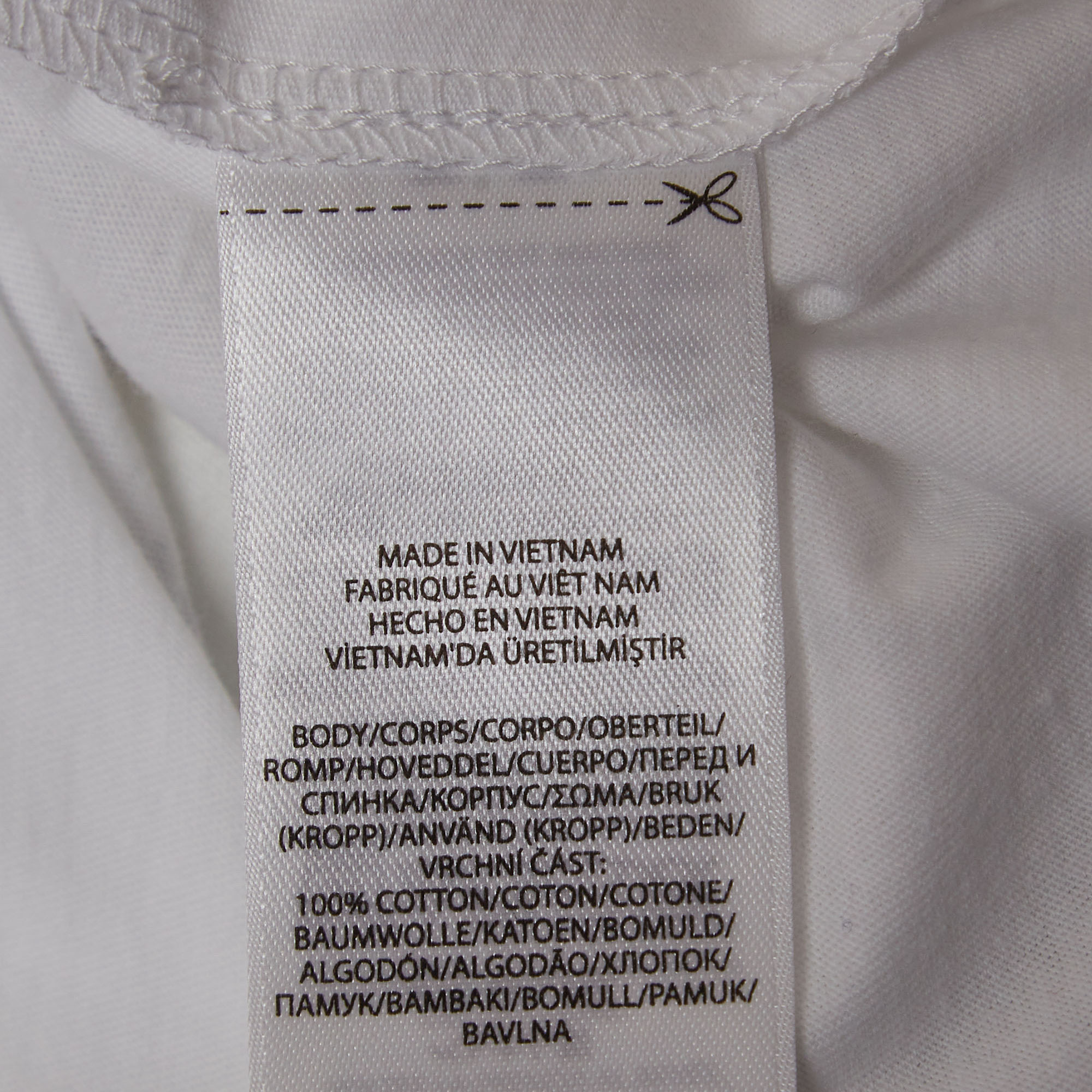 Polo Ralph Lauren White Teddy Print Cotton Half Sleeve T-Shirt S
