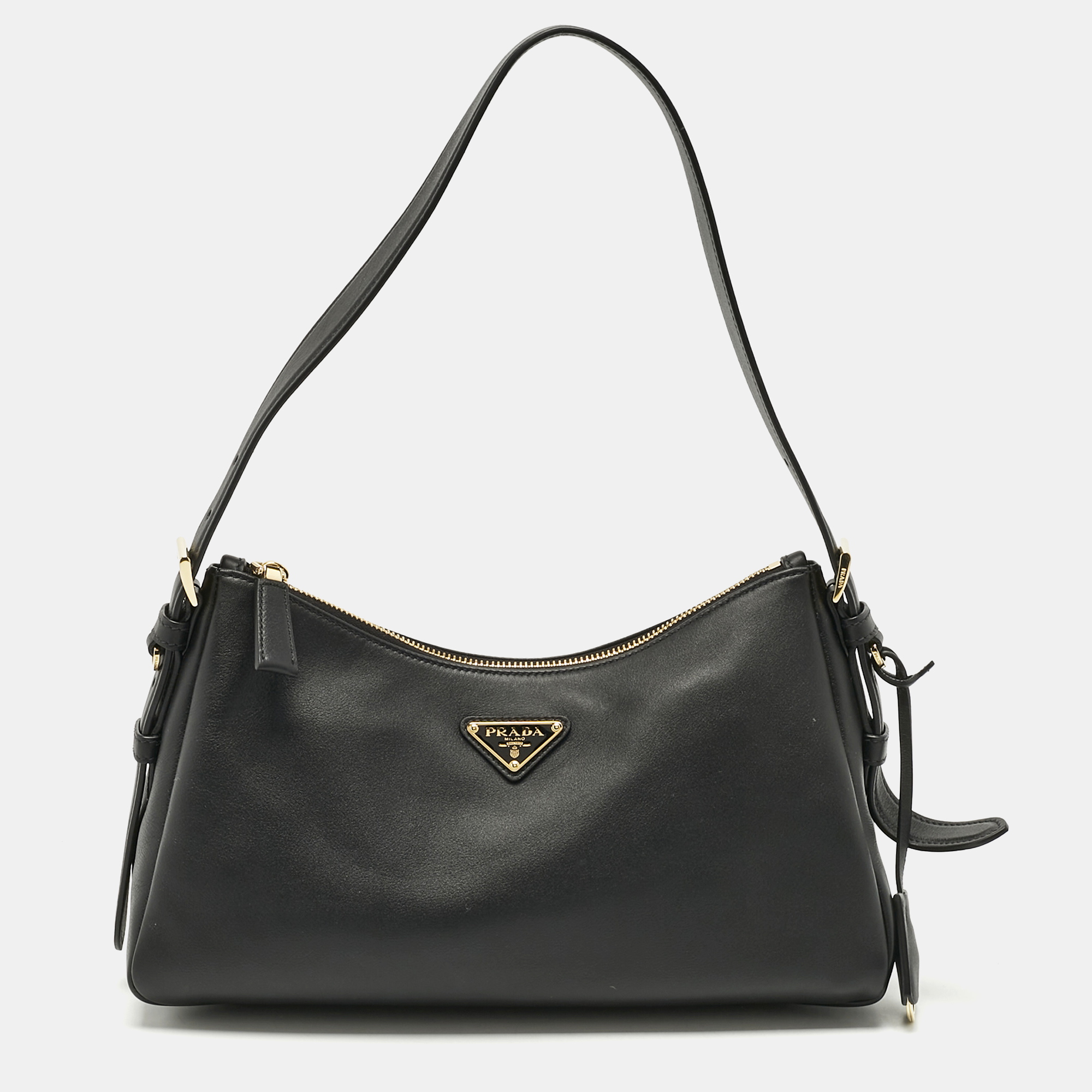 Leather Medium Aimee Shoulder Bag - Prada - Modalova