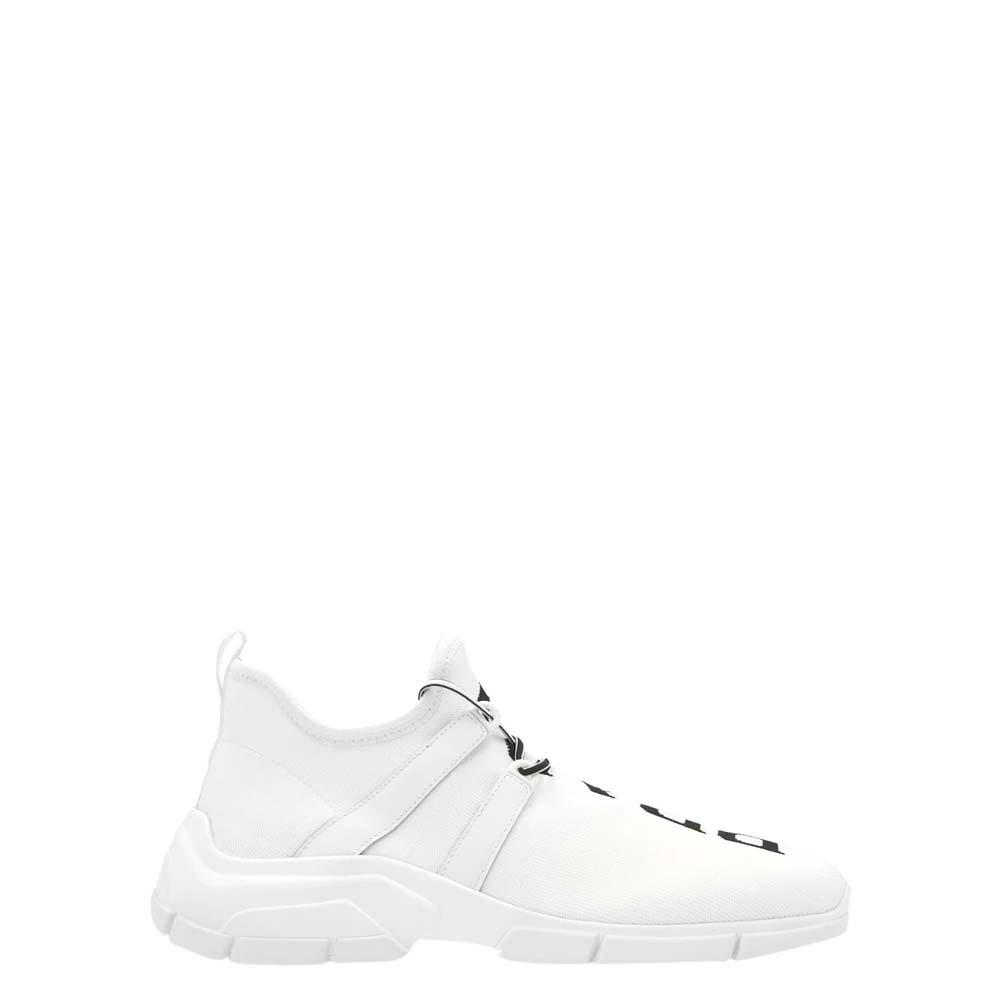 Prada White XY logo sock Sneakers Size EU 36.5