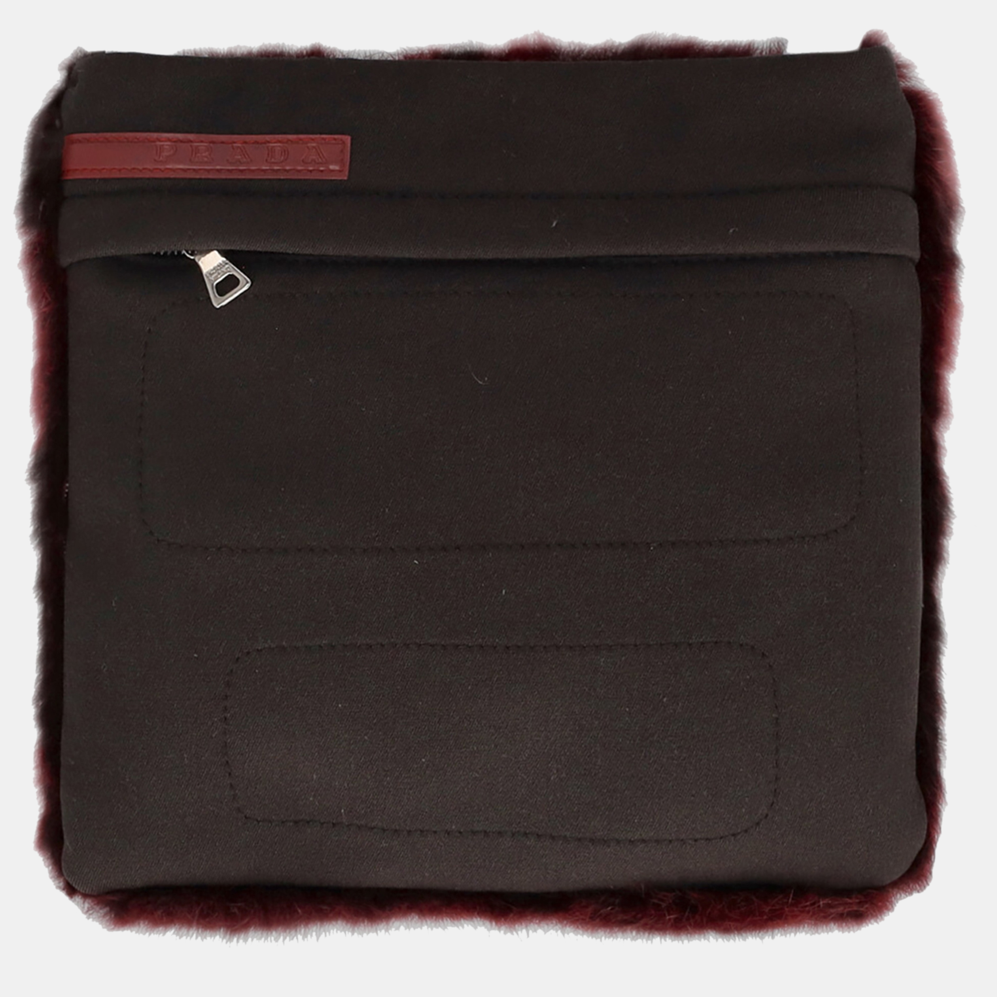 Prada Sport  Women's Fabric Cross Body Bag - Brown - One Size