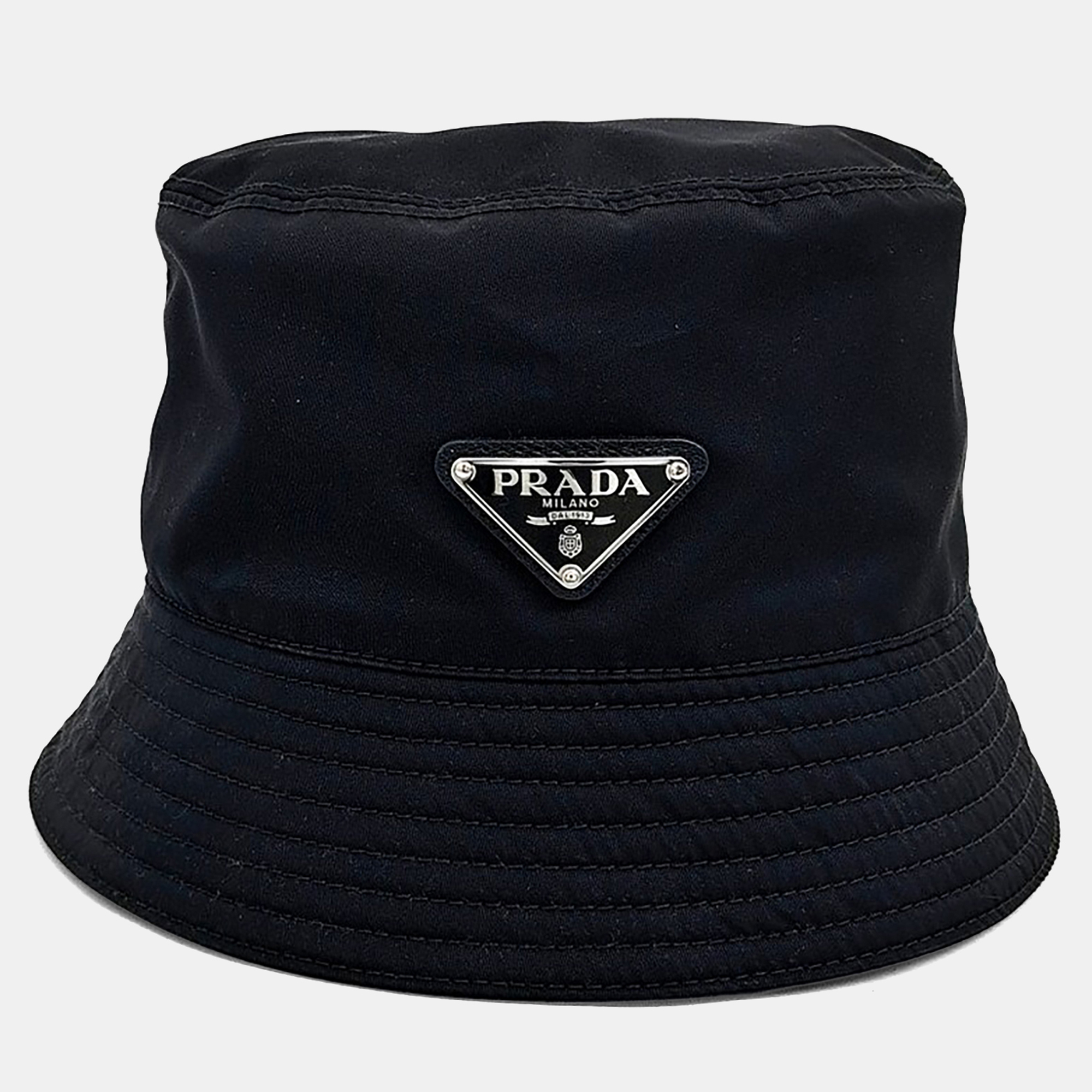 Prada Re-Nylon Black Bucket Hat
Prada Re-Nylon Black Bucket Hat