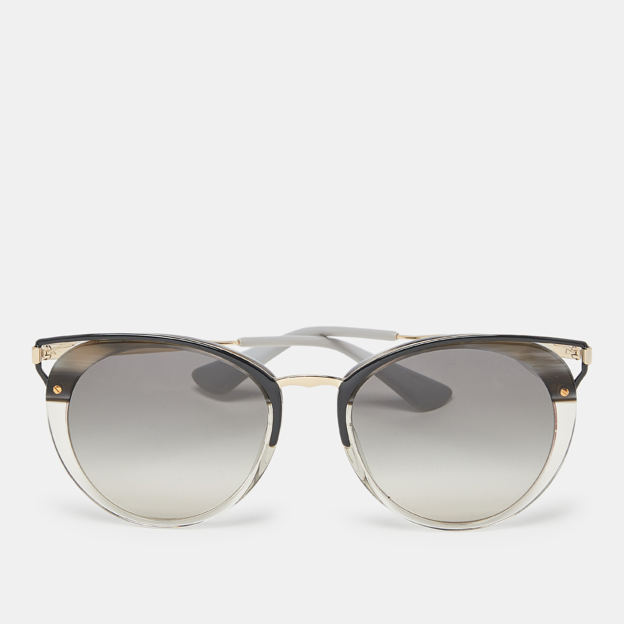Prada grey havana/grey gradient spr66t cinema sunglasses