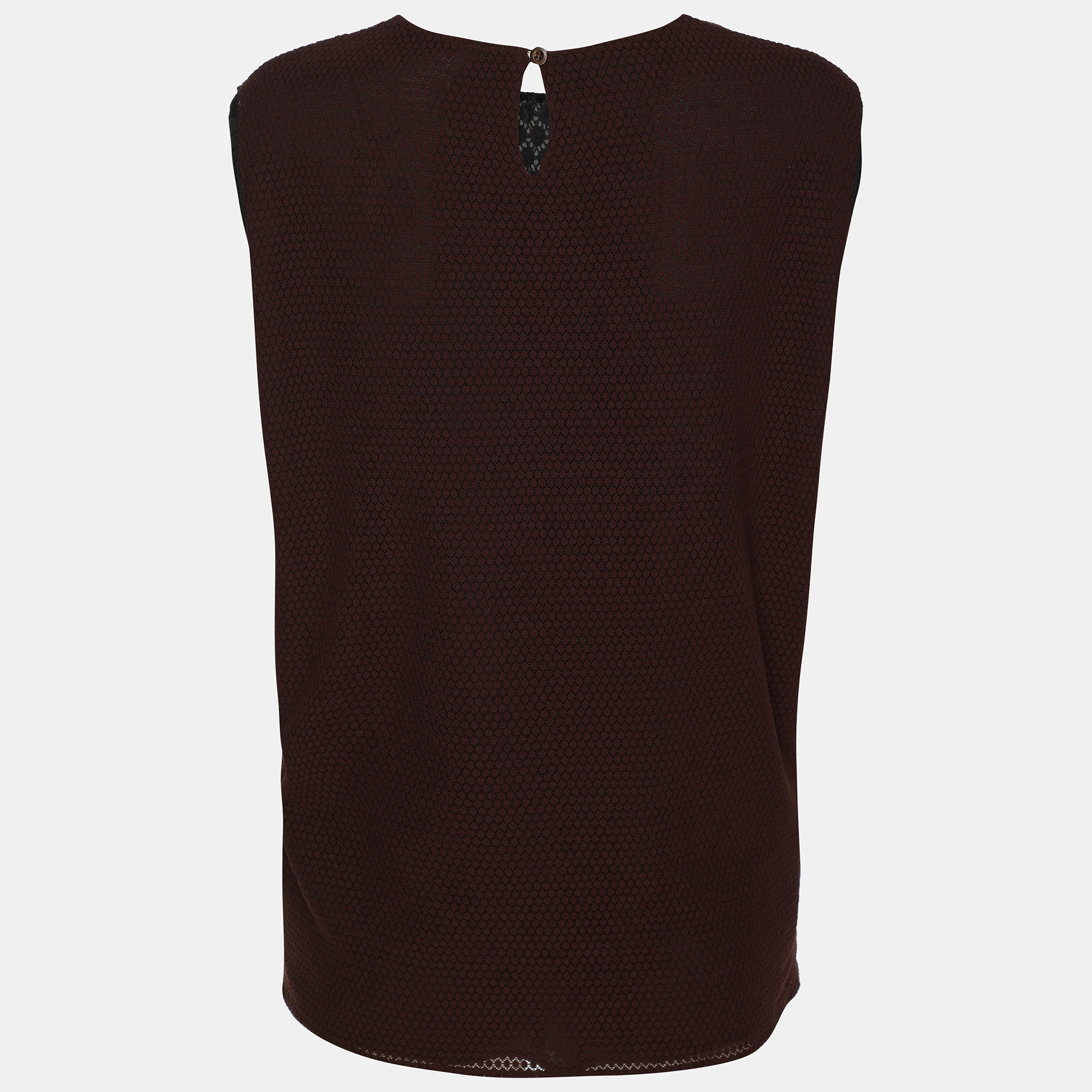 Prada Brown Nylon Top XL