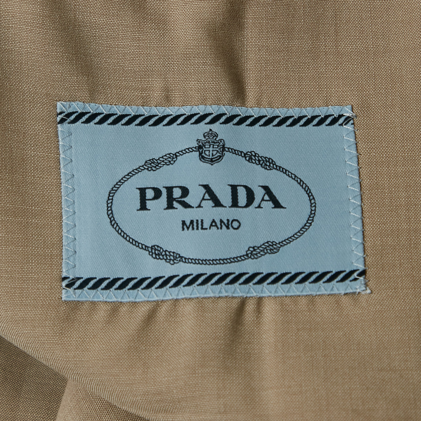 Prada Beige Wool Pants Suit L