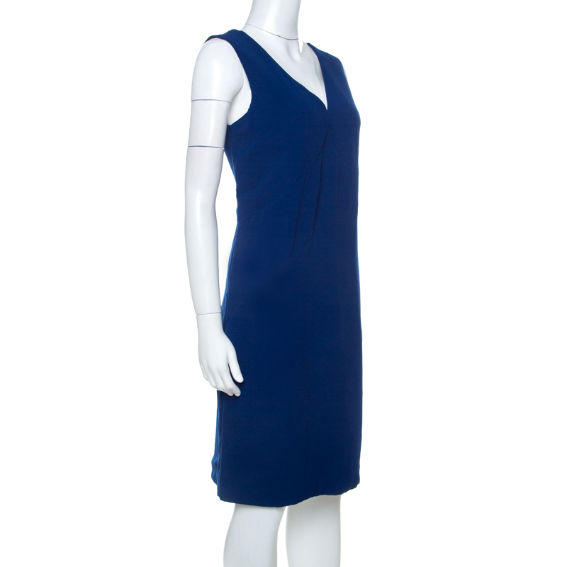 Prada Blue Crepe Sleeveless Short Dress
Prada Blue Crepe Sleeveless Short Dress