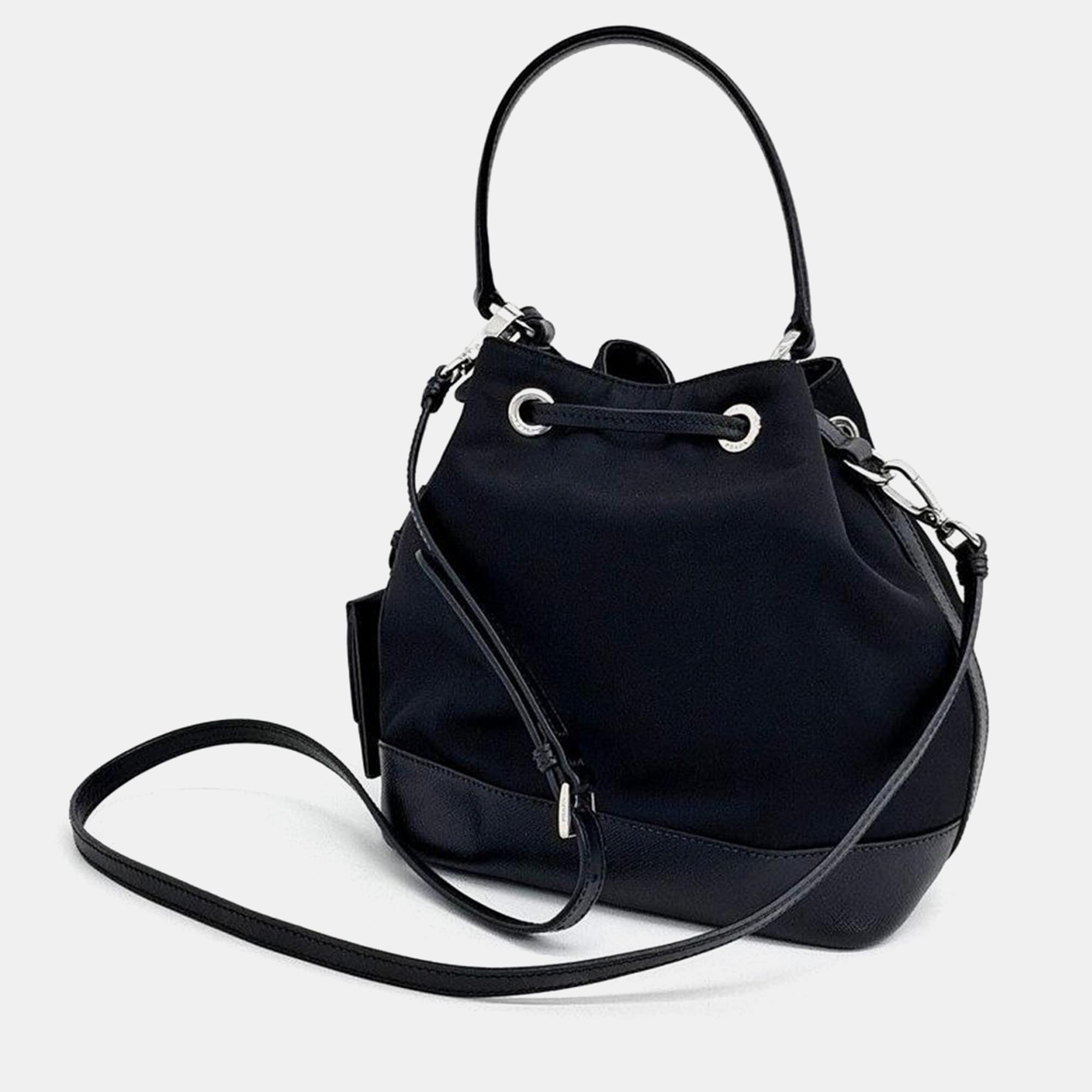 Prada Bucket Tote And Shoulder Bag