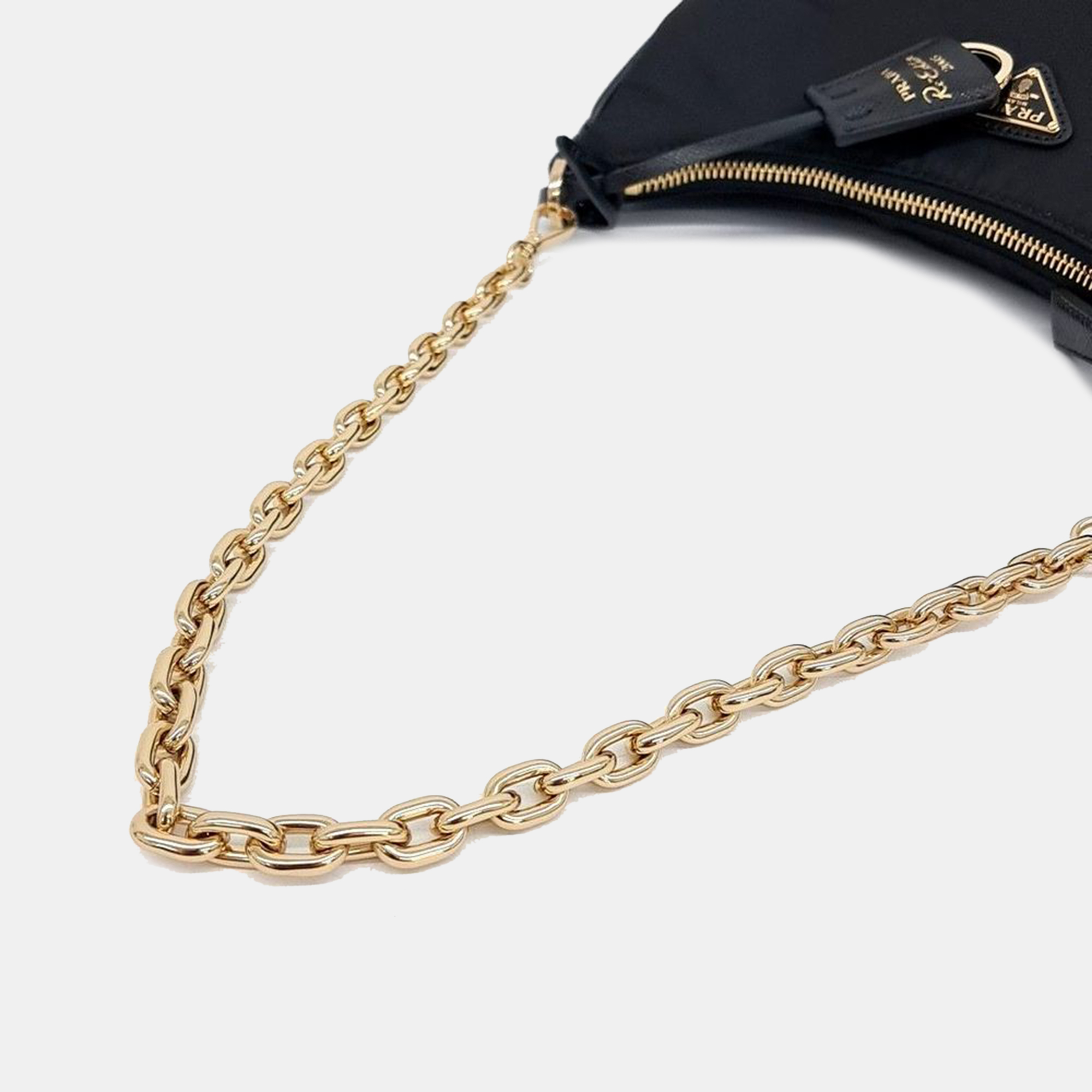 Prada Tesuto Chain Strap Hobo Bag