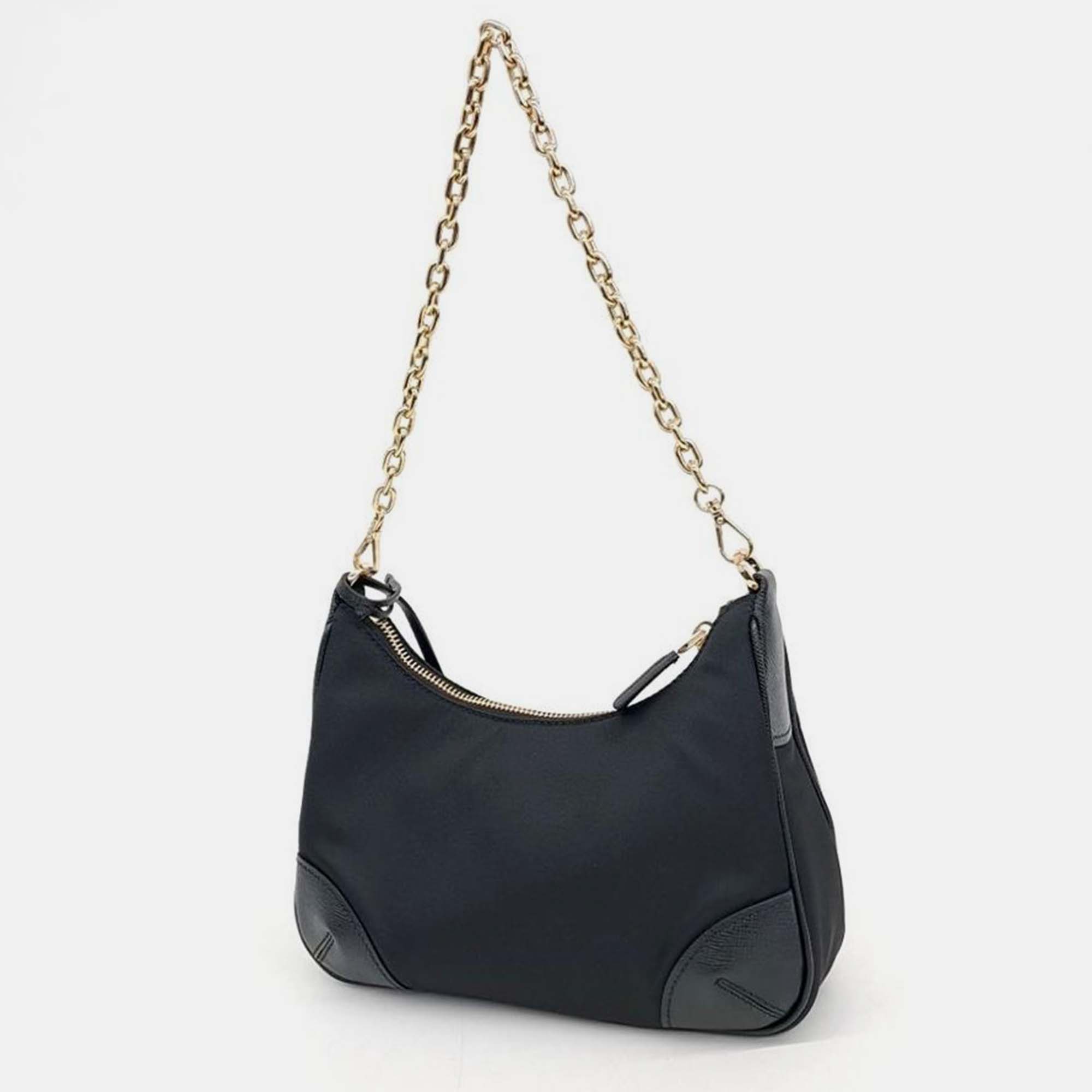 Prada Tesuto Chain Strap Hobo Bag