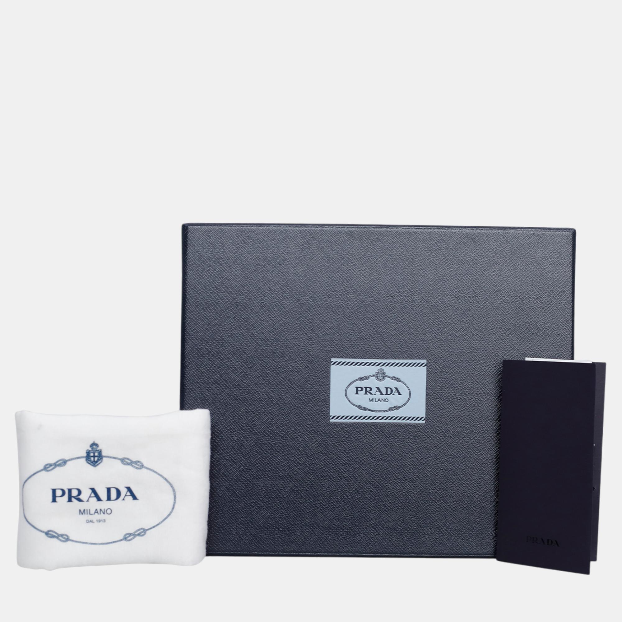 Prada Black Fabric Re- Edition 2000 Terry Bag