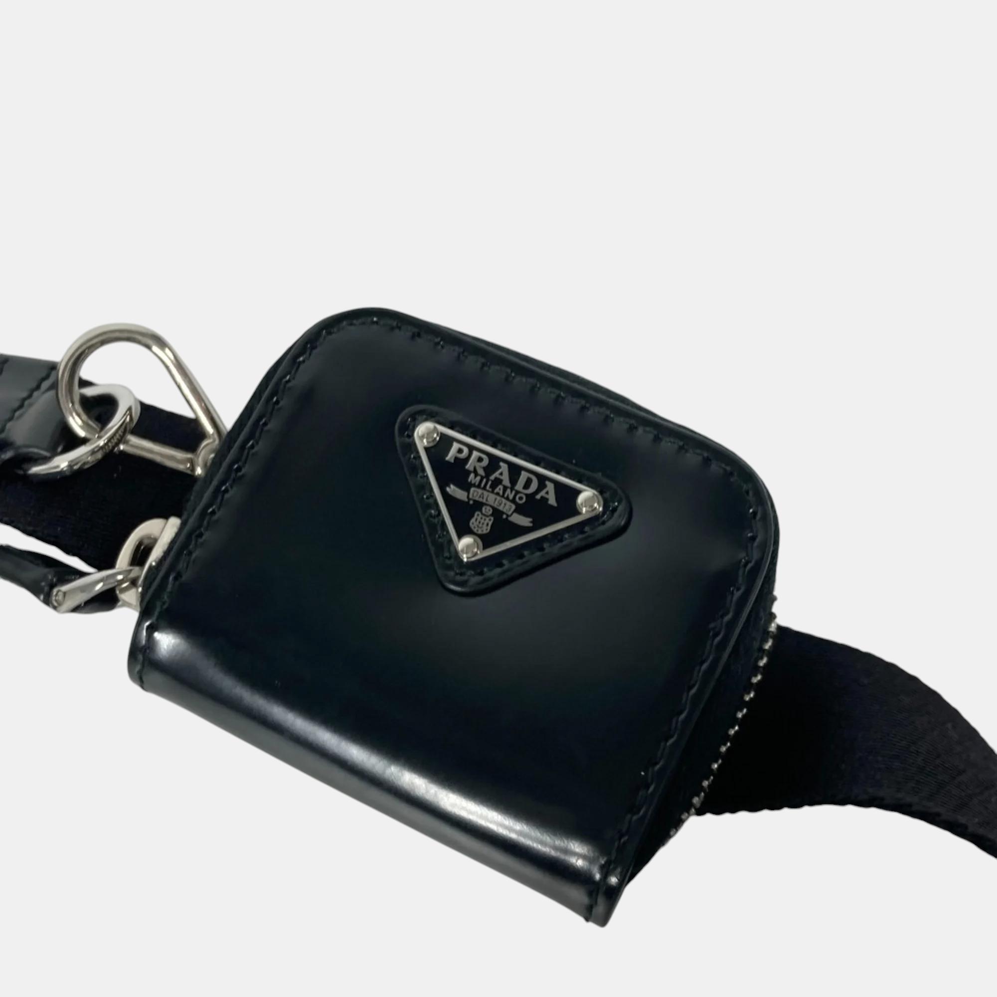 Prada Black Pochette Crossbody Bag