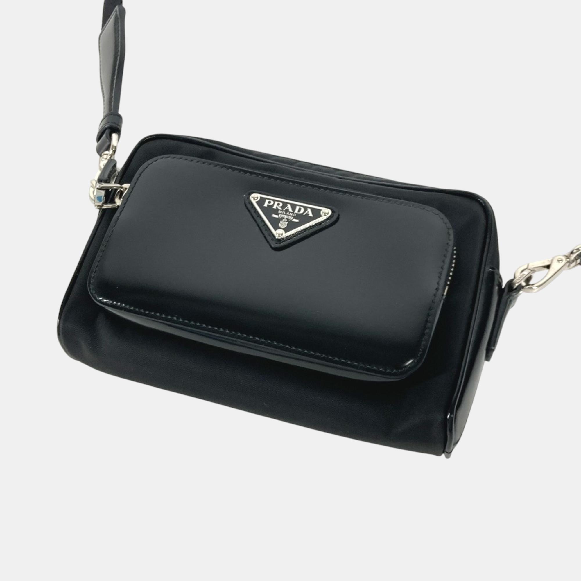 Prada Black Pochette Crossbody Bag