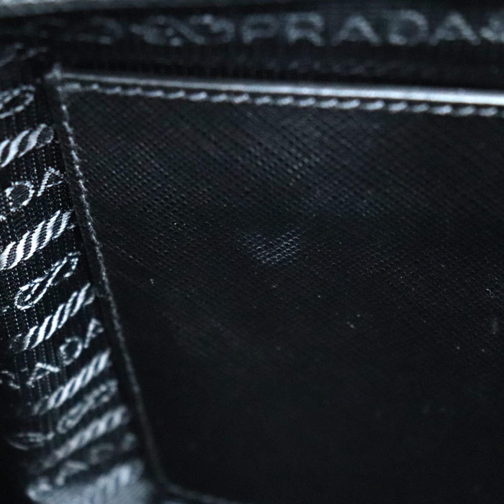 Prada Galleria Black Saffiano Leather Medium Shoulder Bag