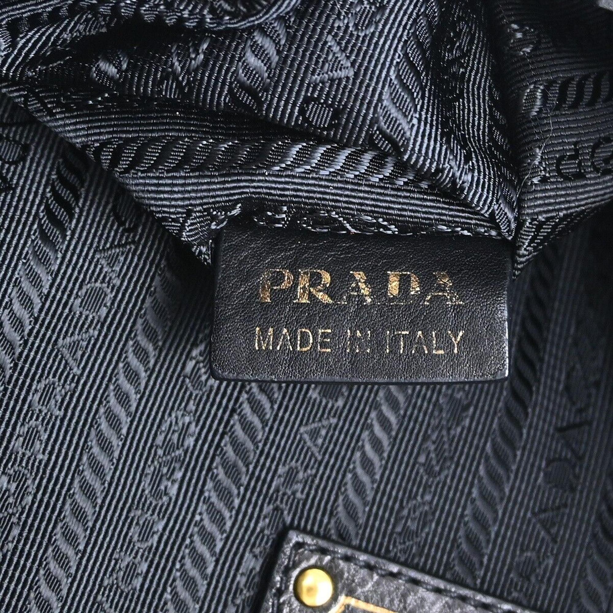 Prada Black Nylon Tote Handbag