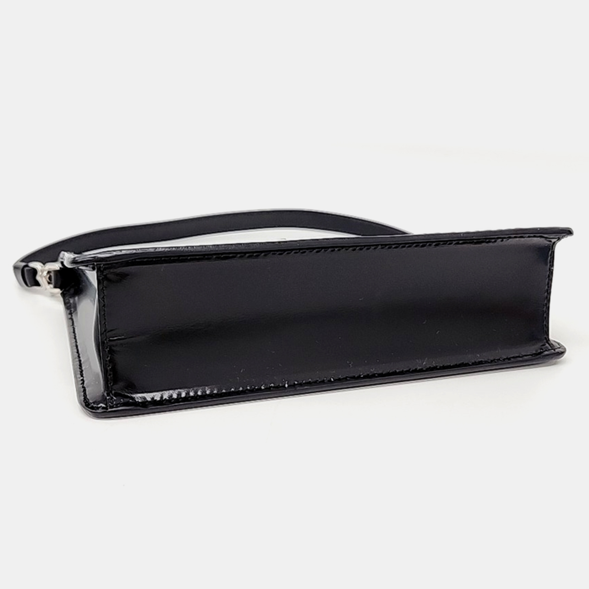 Prada Brushed Leather Mini Pouch Bag