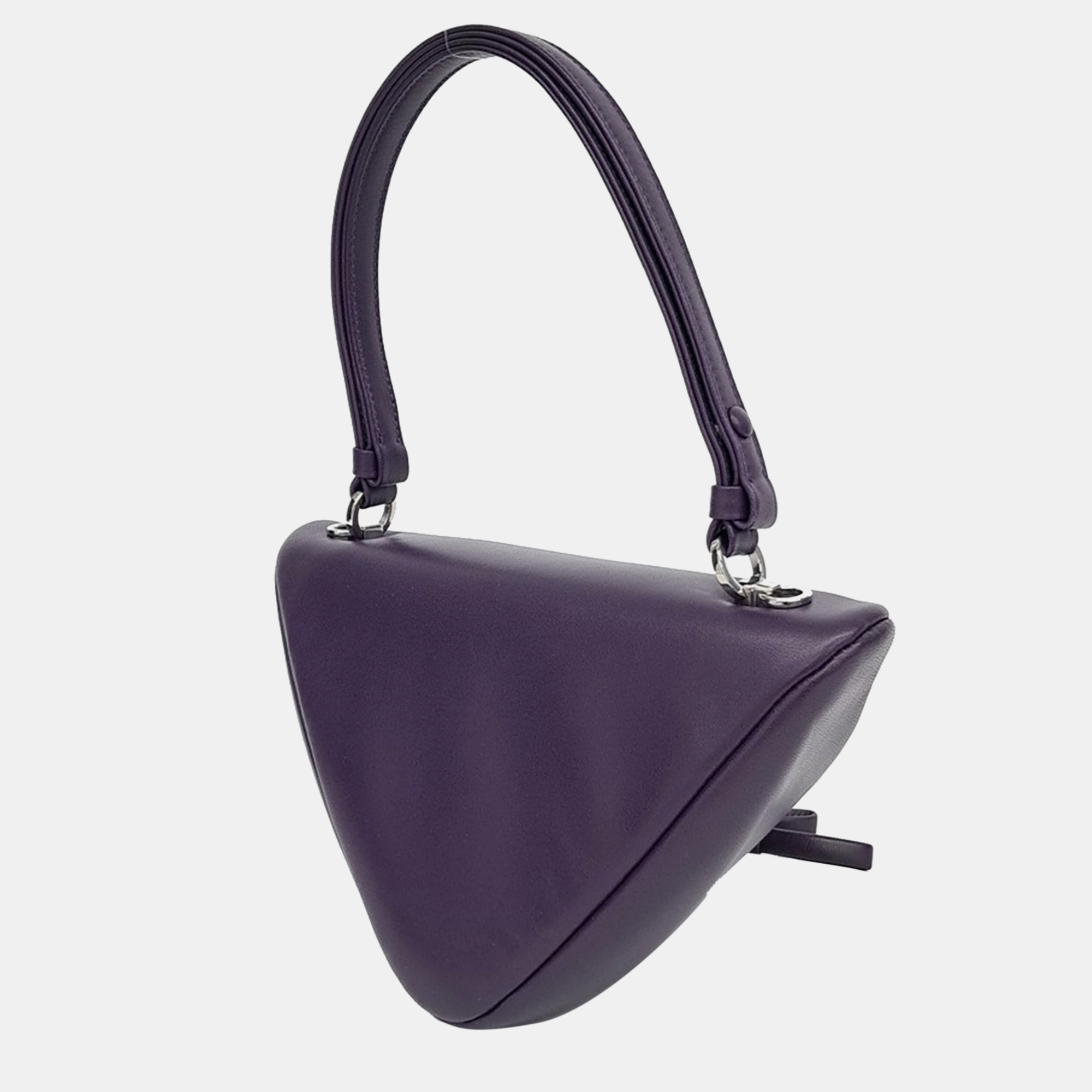 Prada Nappa Triangle Tote And Shoulder Bag