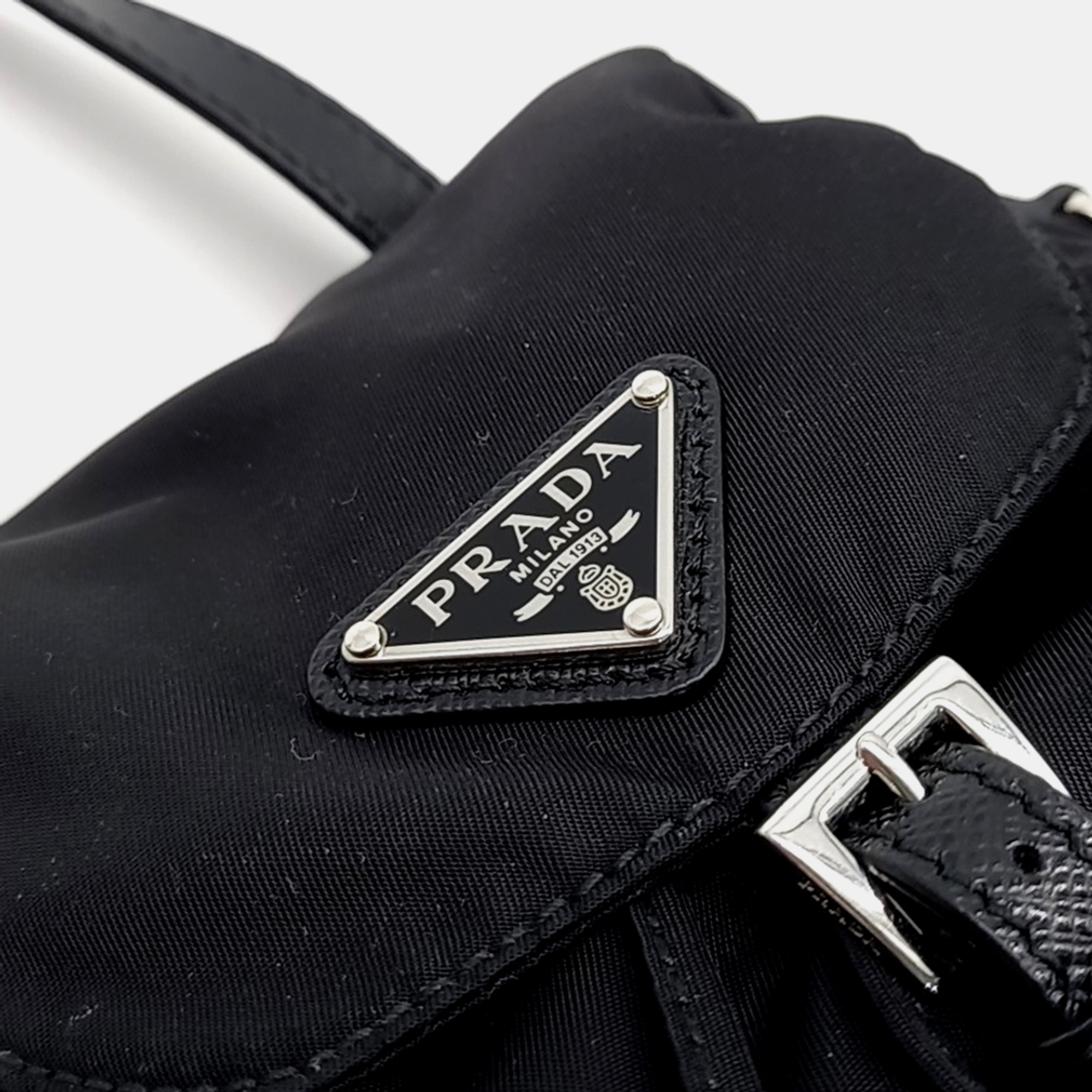 Prada Re-Nylon Mini Chain Crossbody Bag