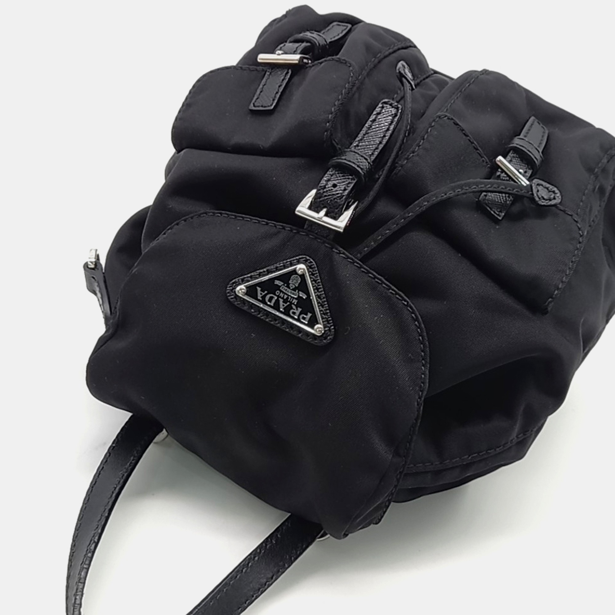 Prada Re-Nylon Mini Chain Crossbody Bag