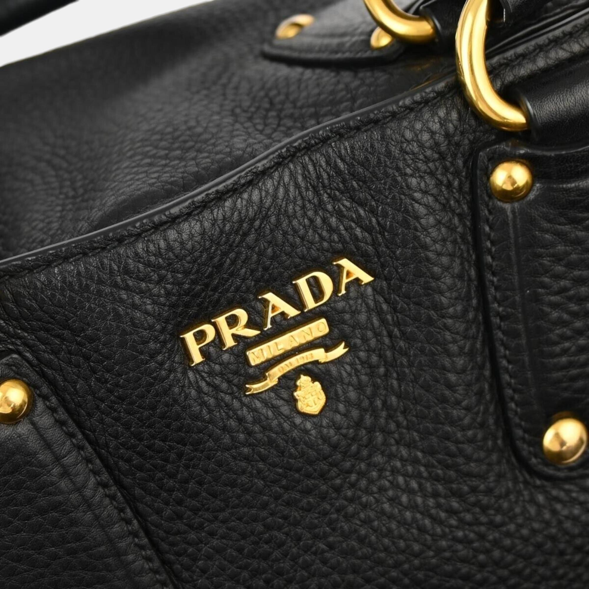 Prada Black 2way Tote Handbag