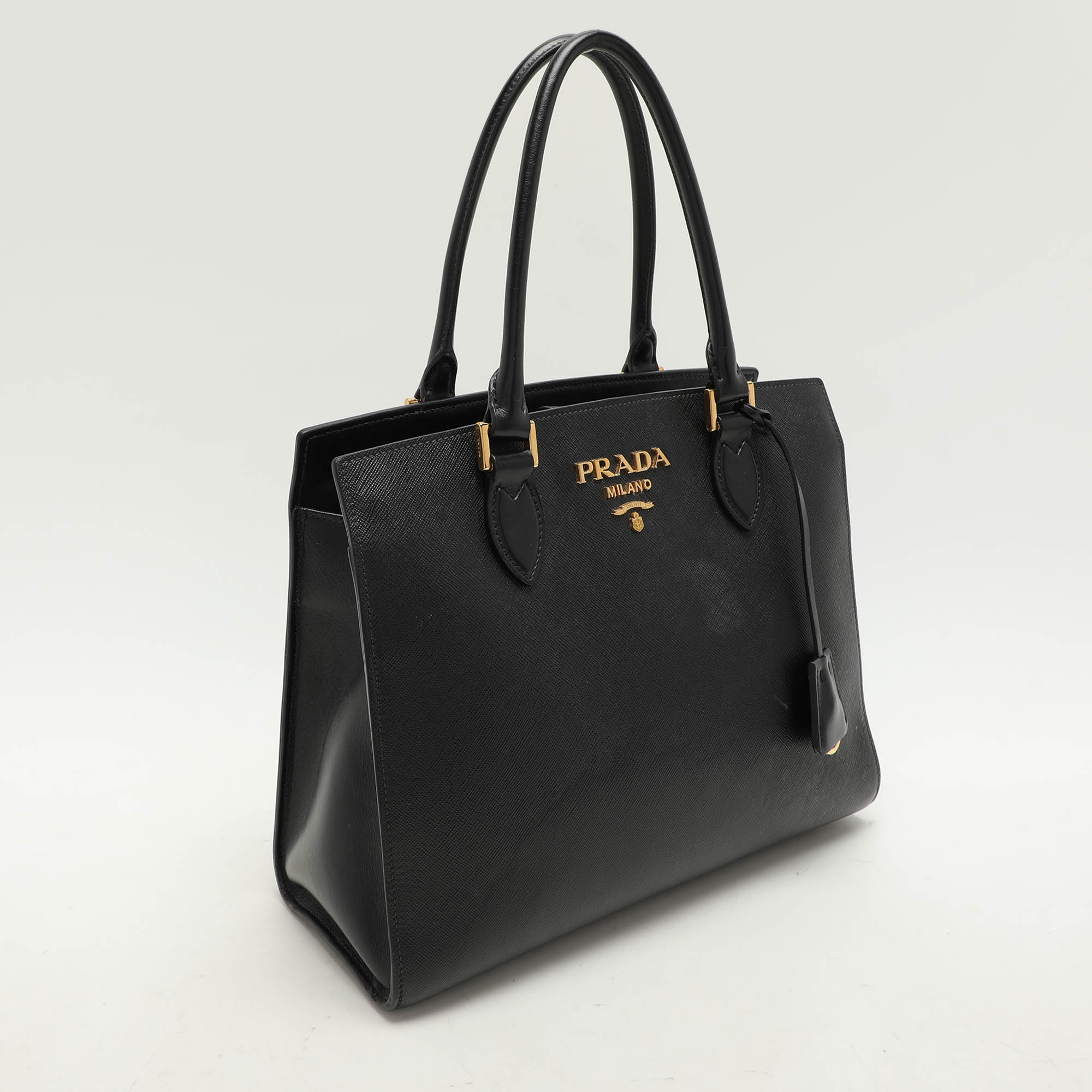 Prada Black Saffiano Leather Tote