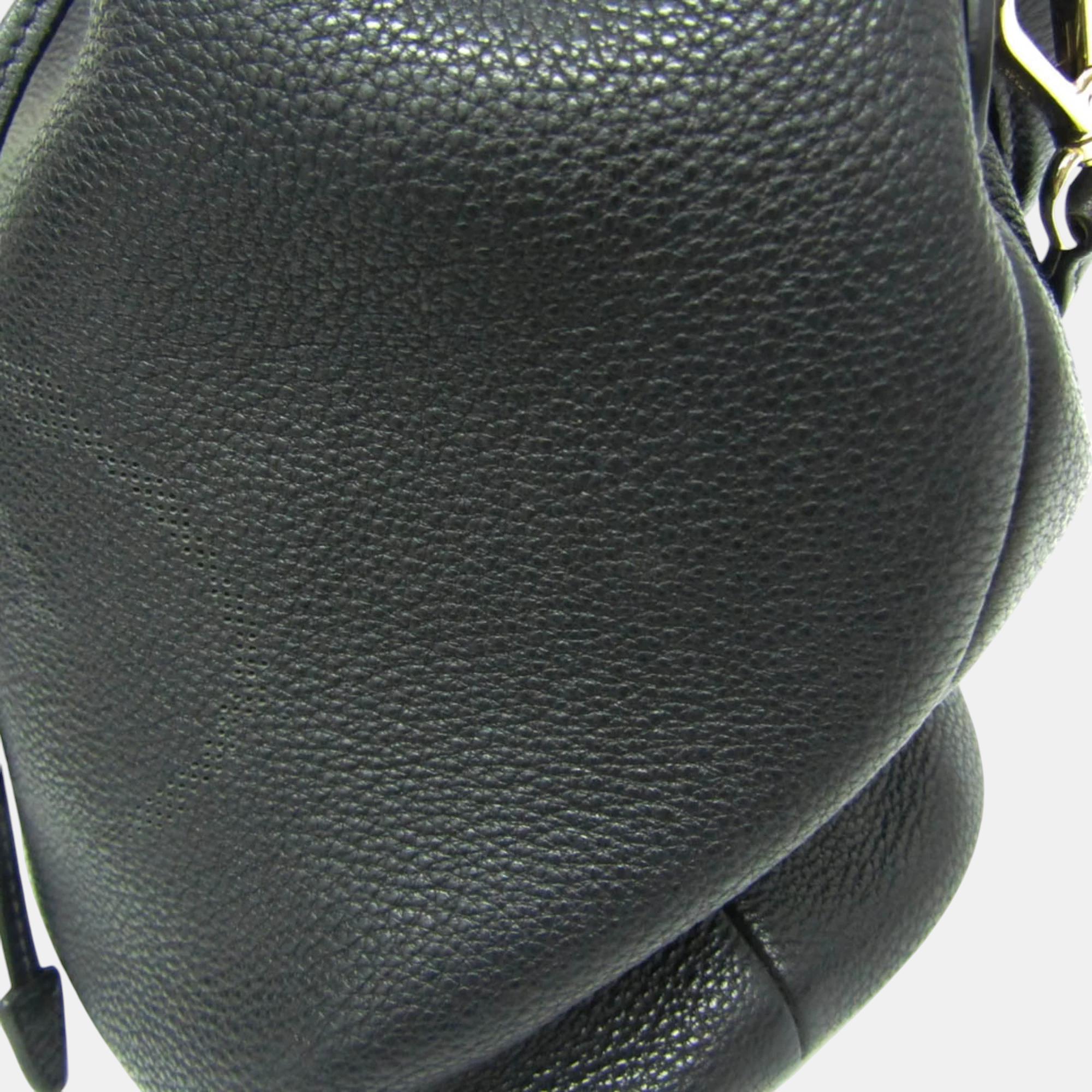 Prada Nero Vitello Daino Bucket Bag