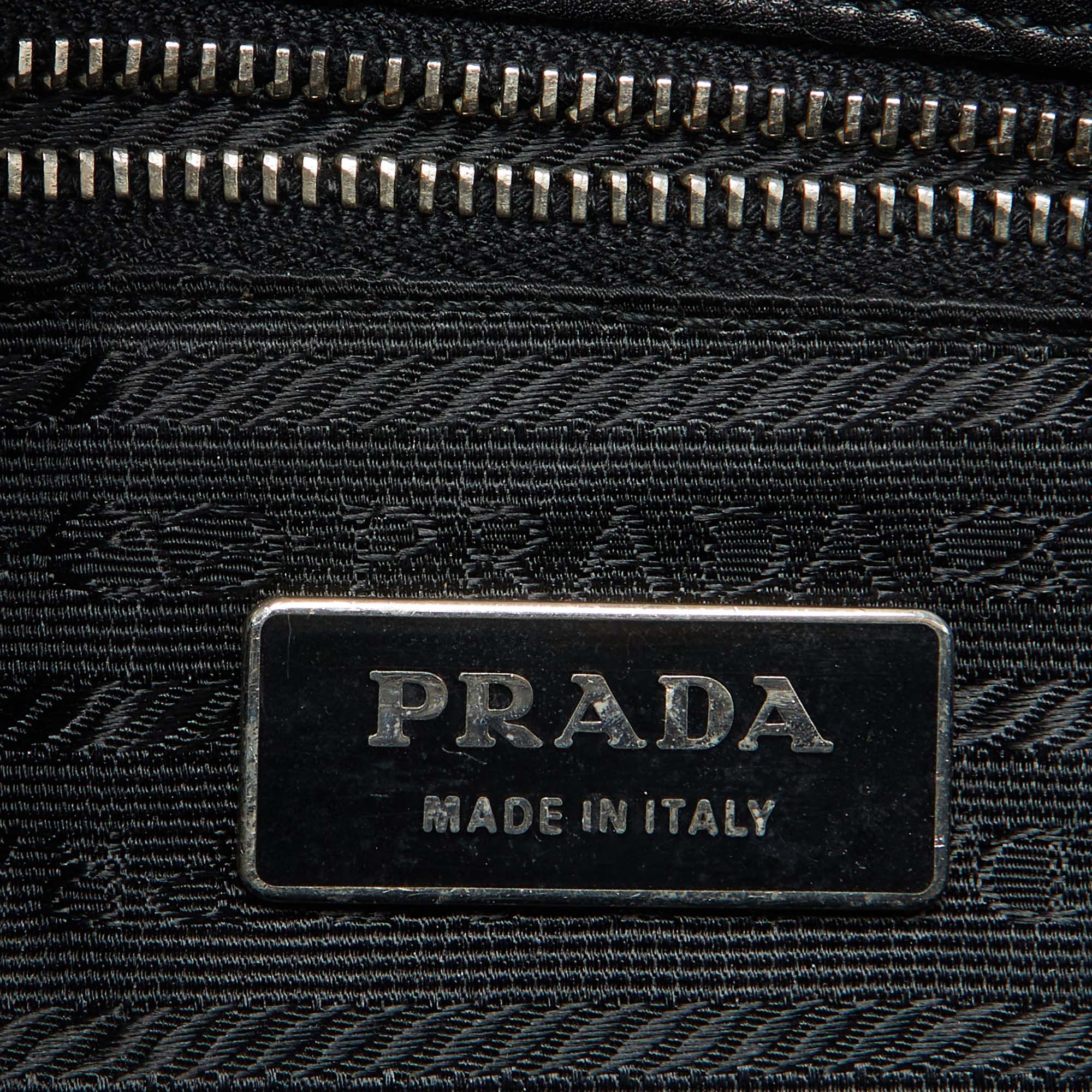 Prada Black Leather Vintage Satchel