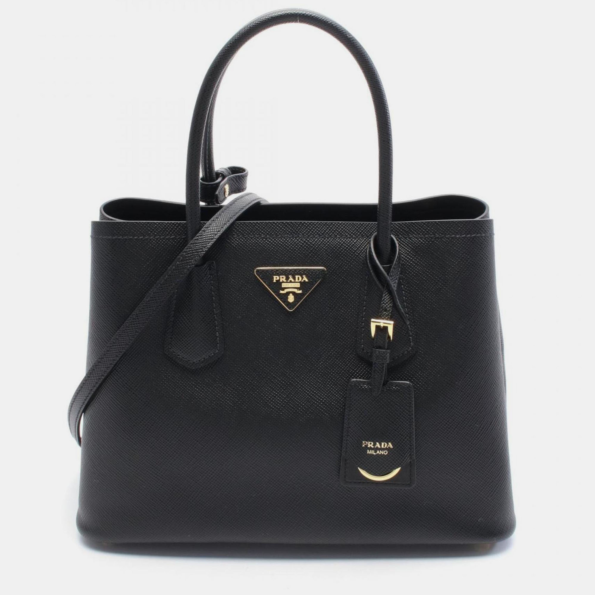 Prada Saffiano Cuir Tote Bag Saffiano Leather Black
Prada Saffiano Cuir Tote Bag Saffiano Leather Black