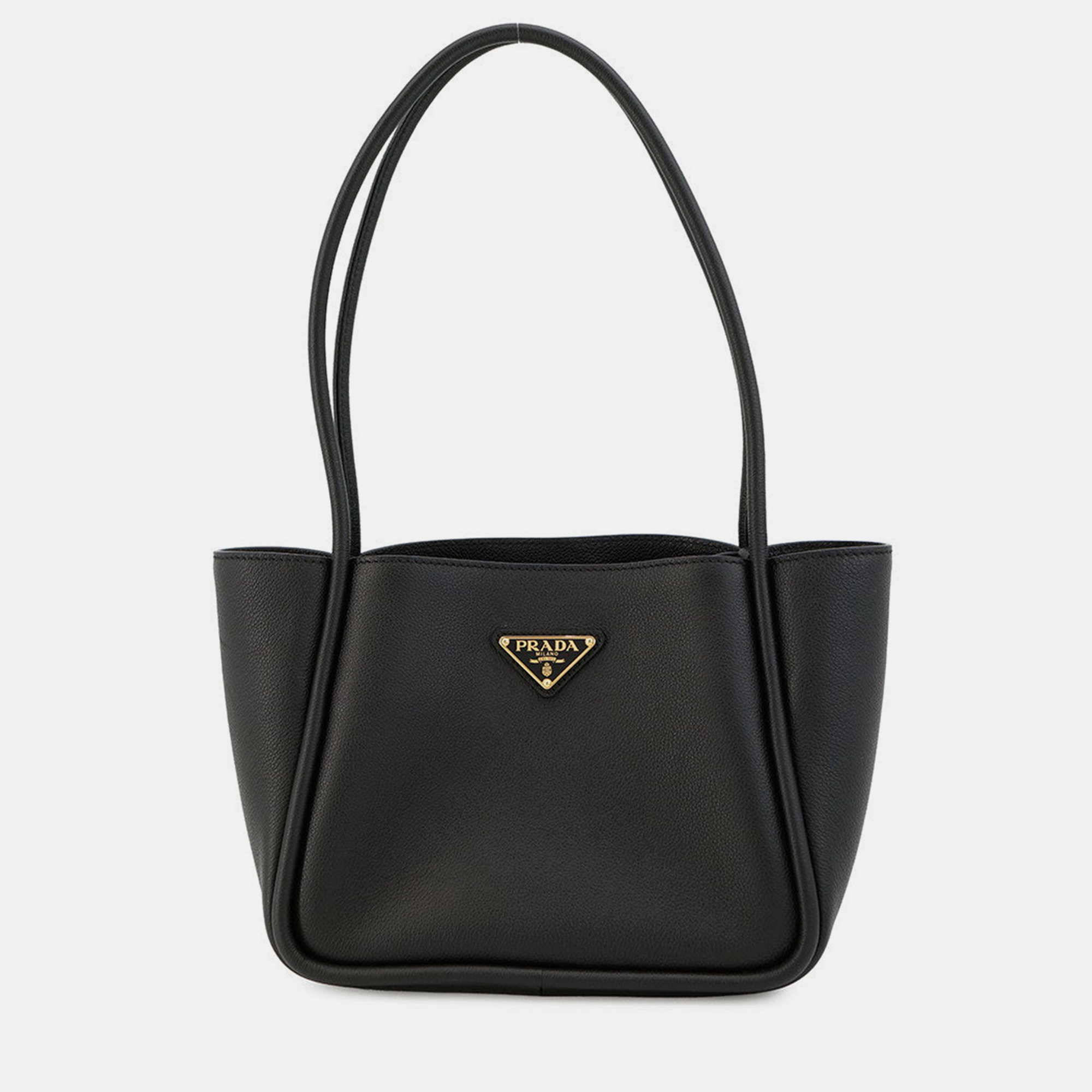 Prada Shopping Tote Black Leather
Prada Shopping Tote Black Leather