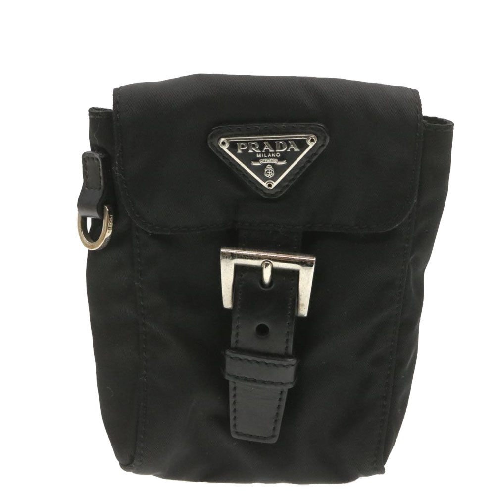 Prada Black Nylon Set of Three Waist Bag